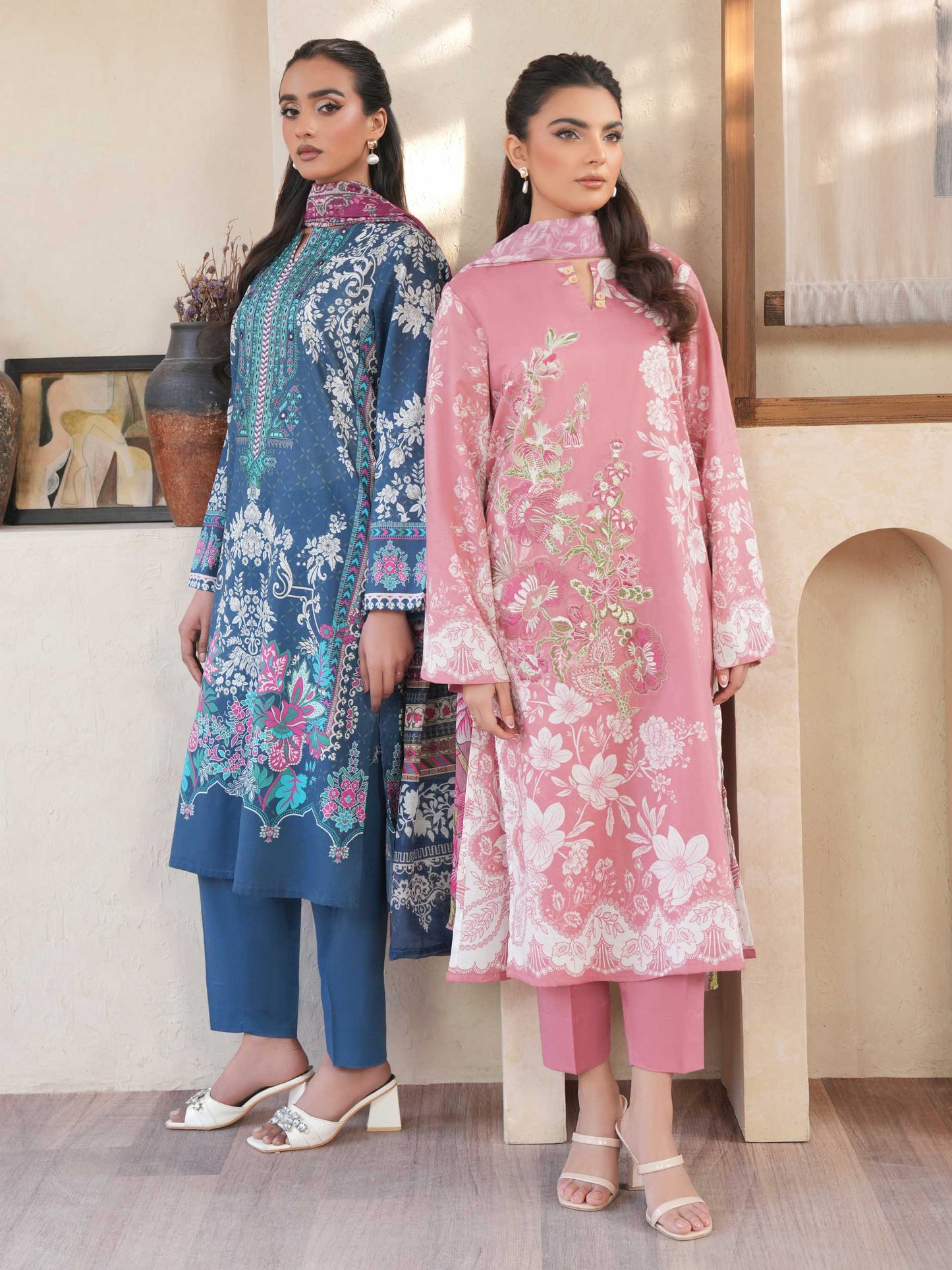 3 Piece Lawn Suit-Embroidered (Unstitched)