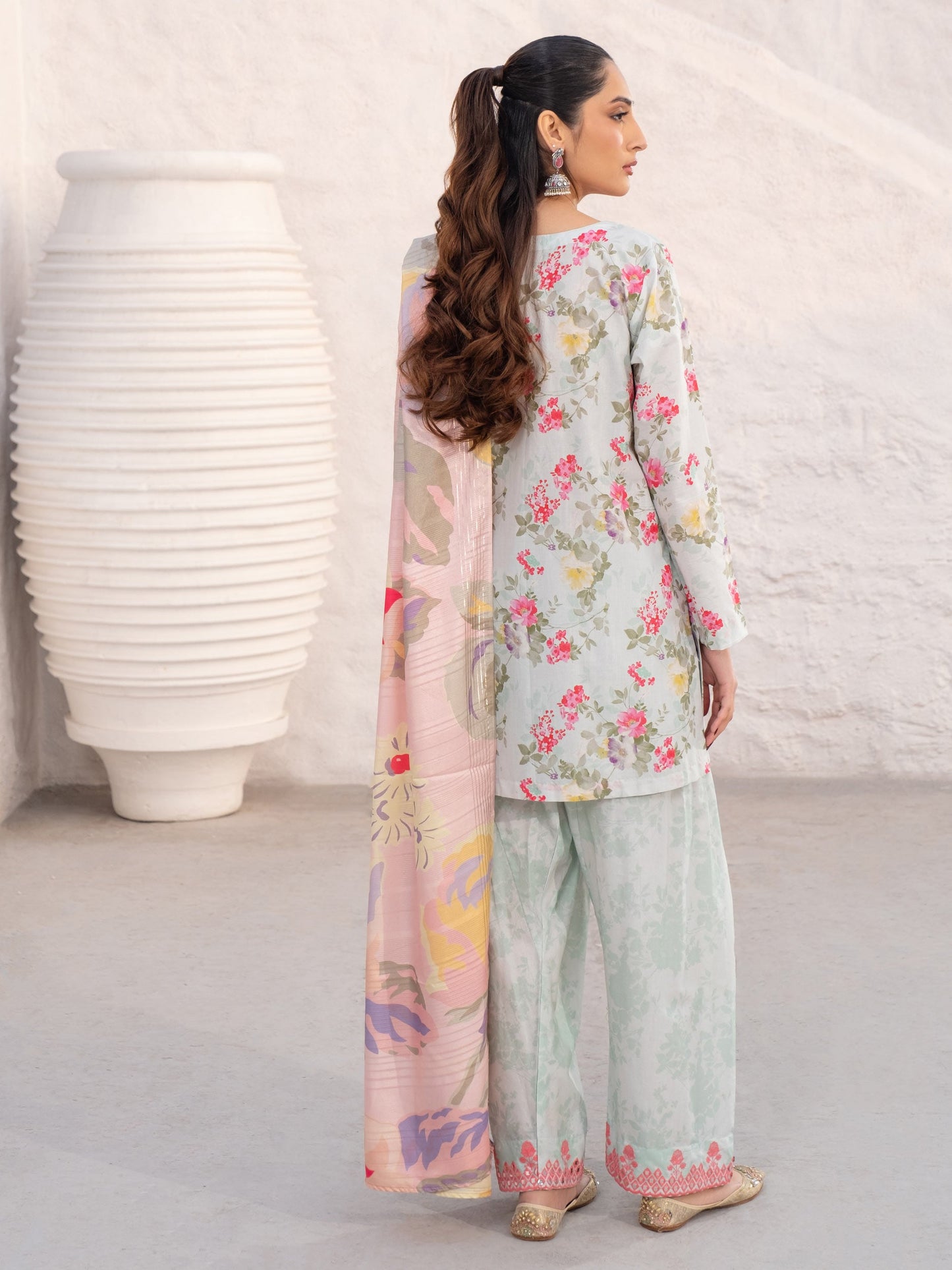 3 Piece Lawn Suit-Embroidered (Unstitched)