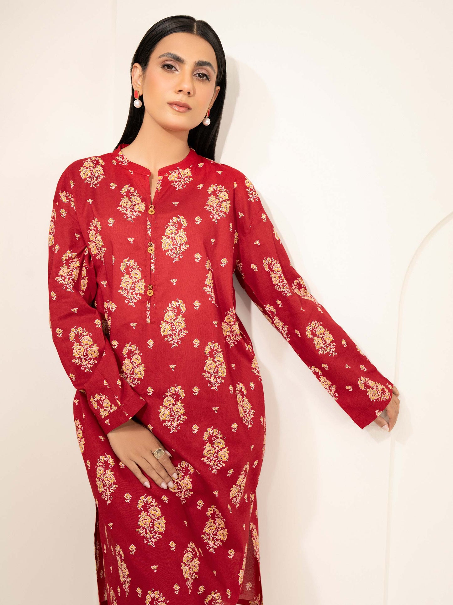 Lawn Shirt-Paste Print (Unstitched)
