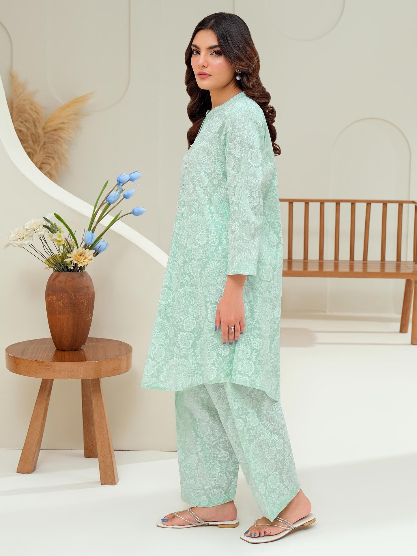 Lawn Shirt-Paste Print (Unstitched)