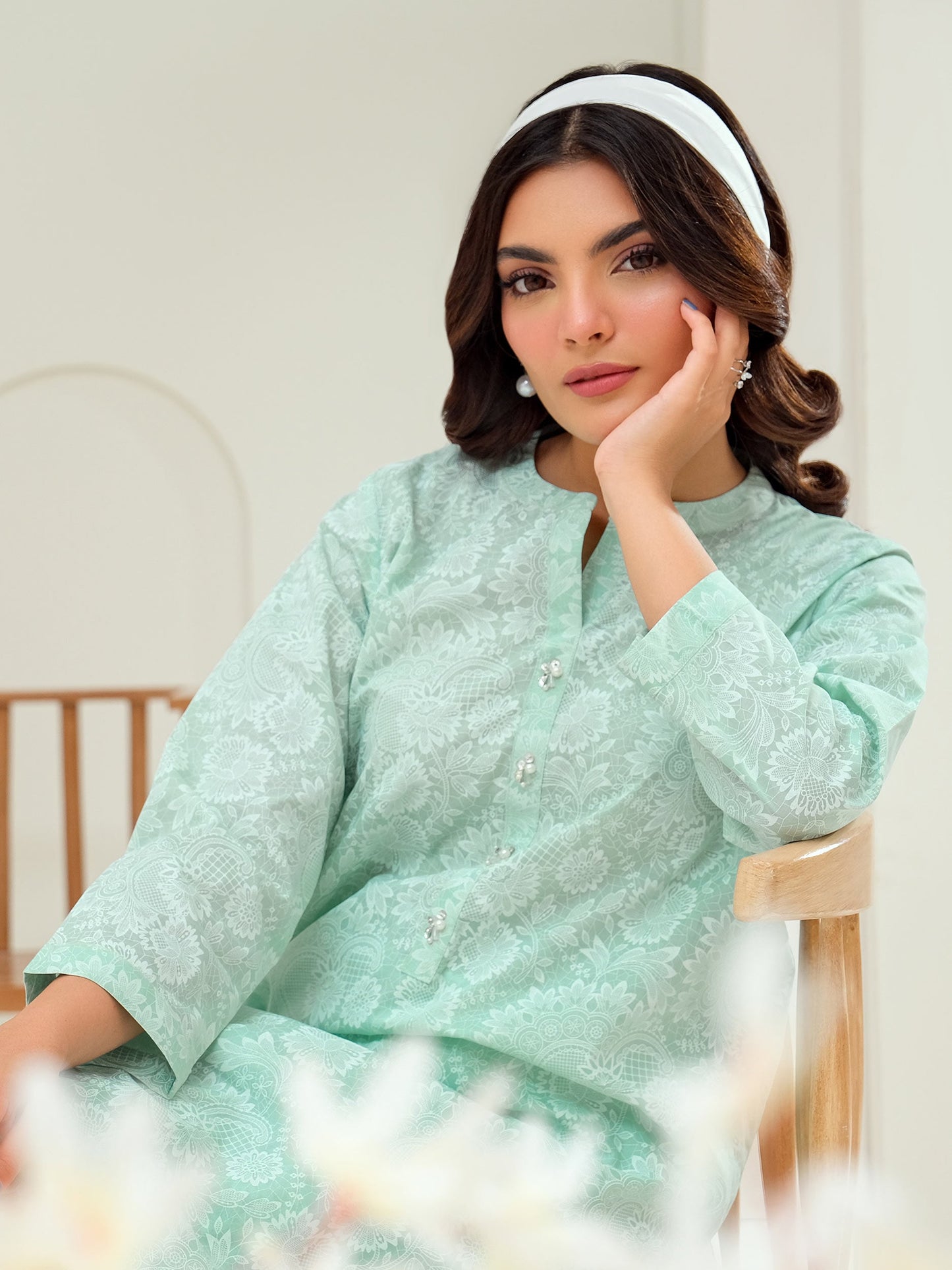 Lawn Shirt-Paste Print (Unstitched)