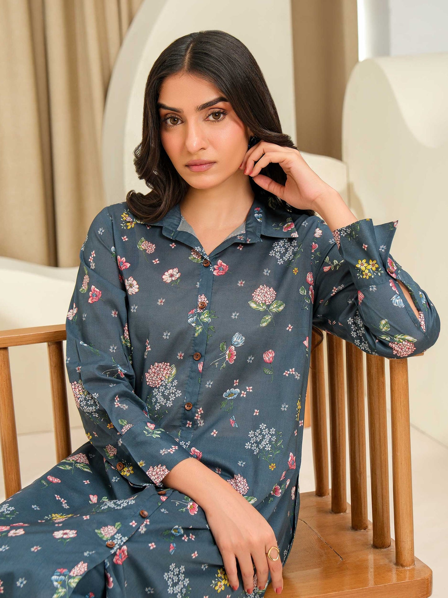 Lawn Shirt-Printed (Unstitched)