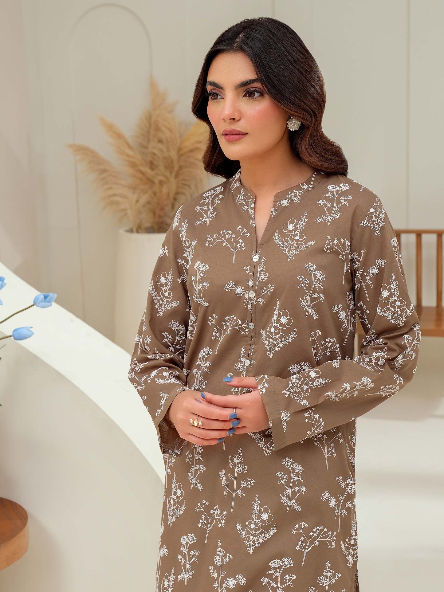 Lawn Shirt-Paste Print (Unstitched)