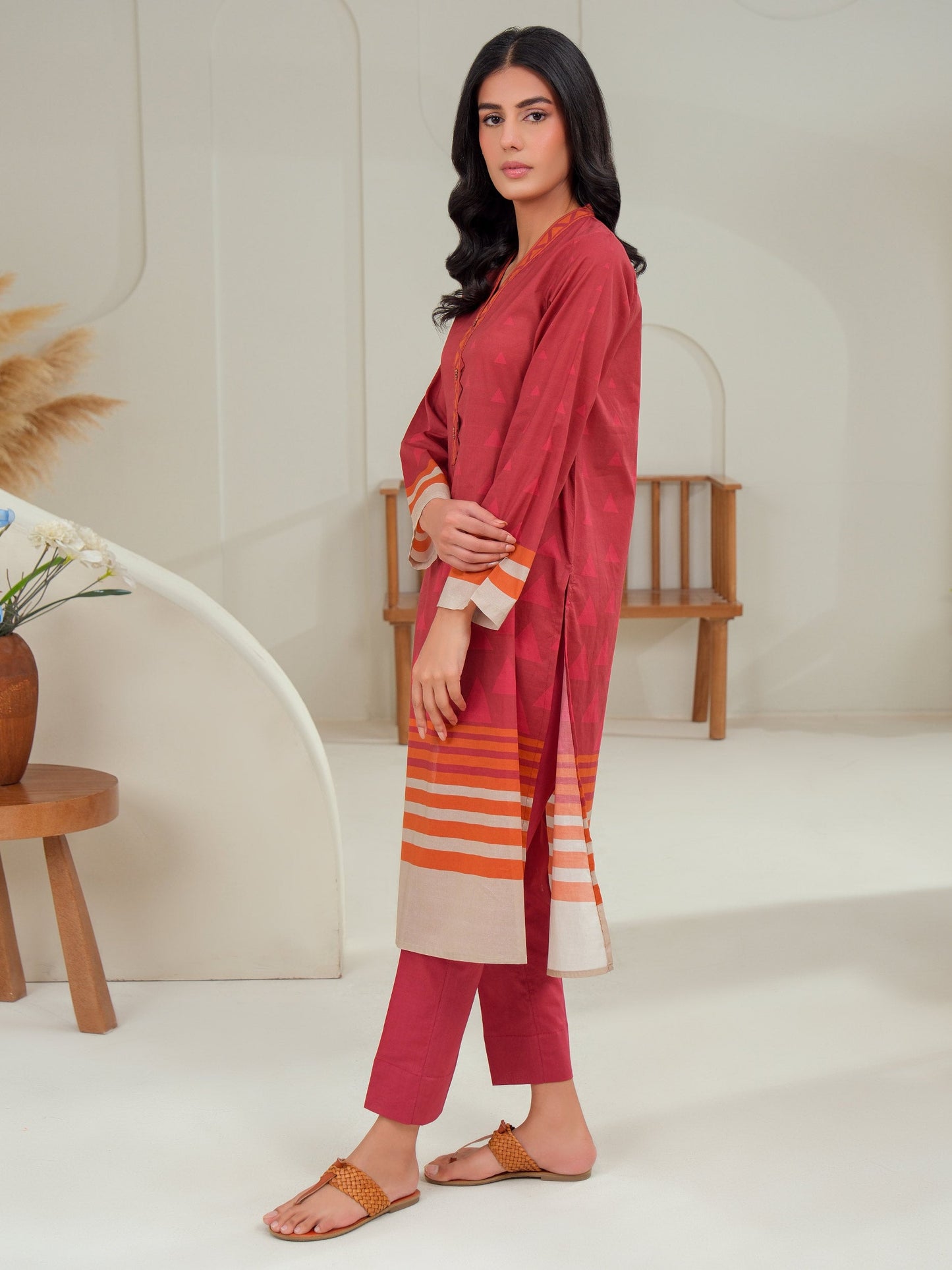 2 Piece Lawn Suit-Printed (Unstitched)
