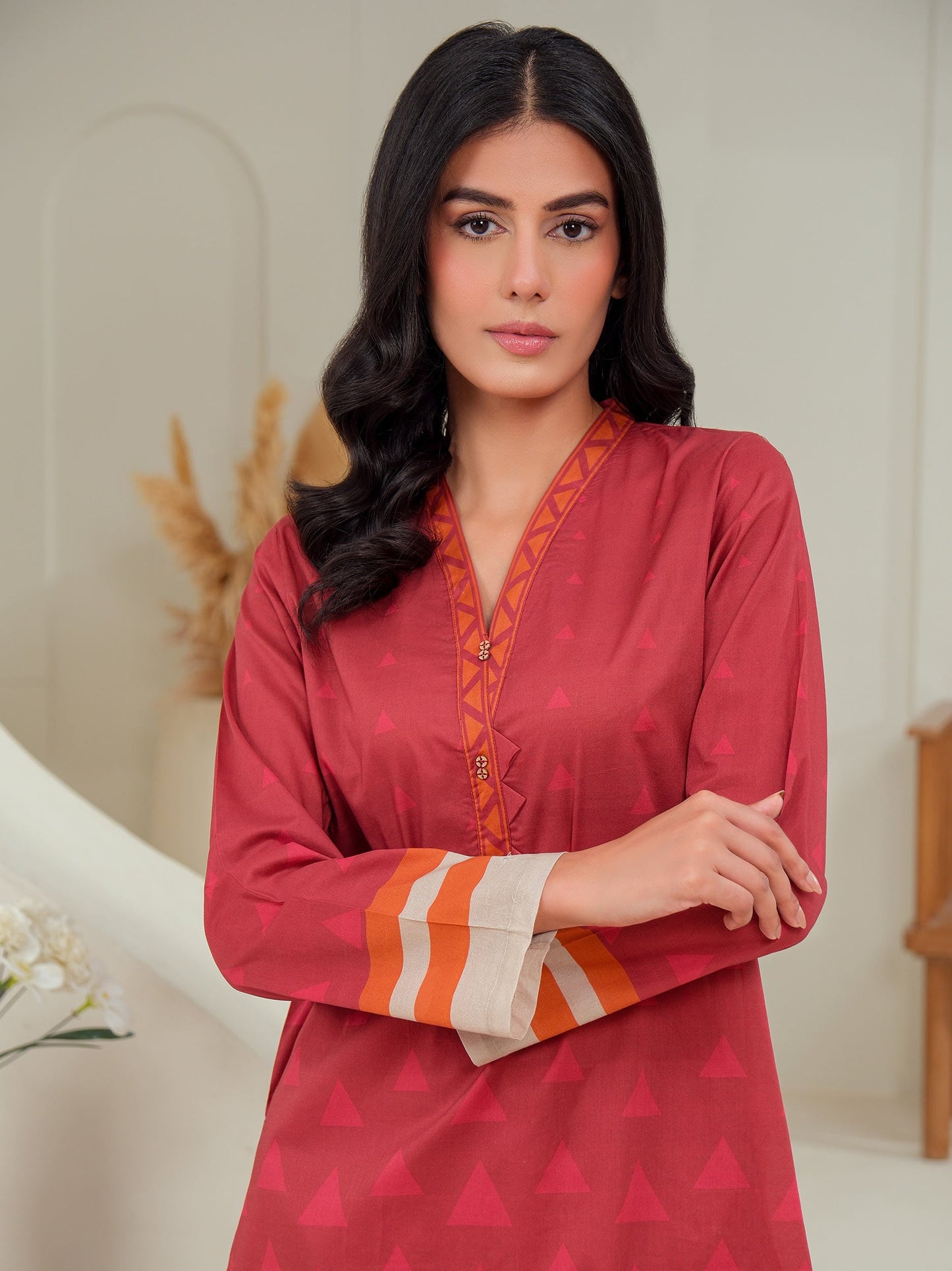 2 Piece Lawn Suit-Printed (Unstitched)