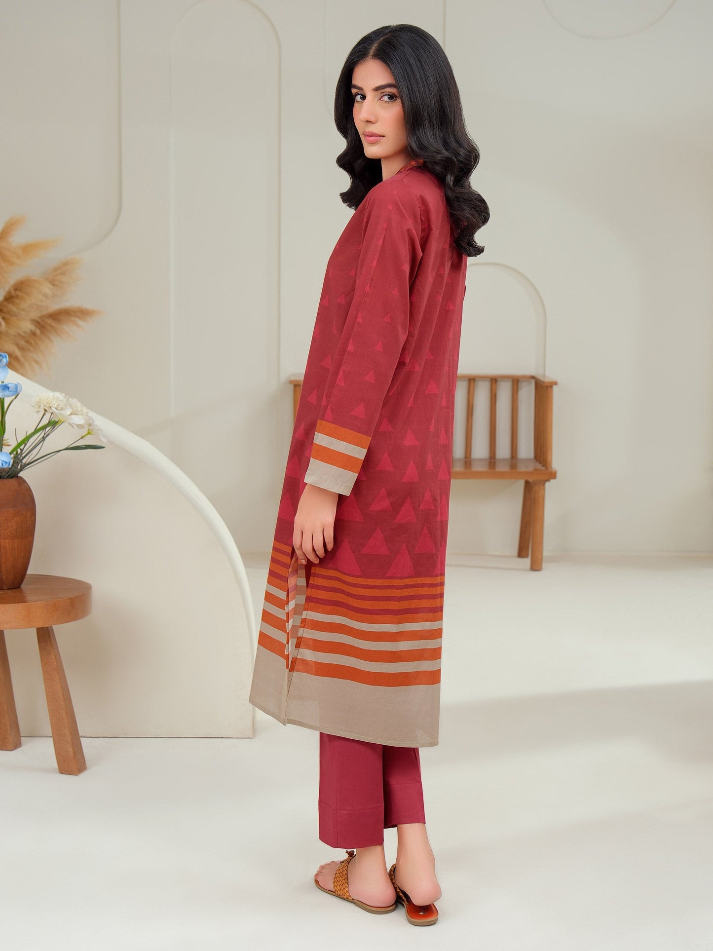 2 Piece Lawn Suit-Printed (Unstitched)