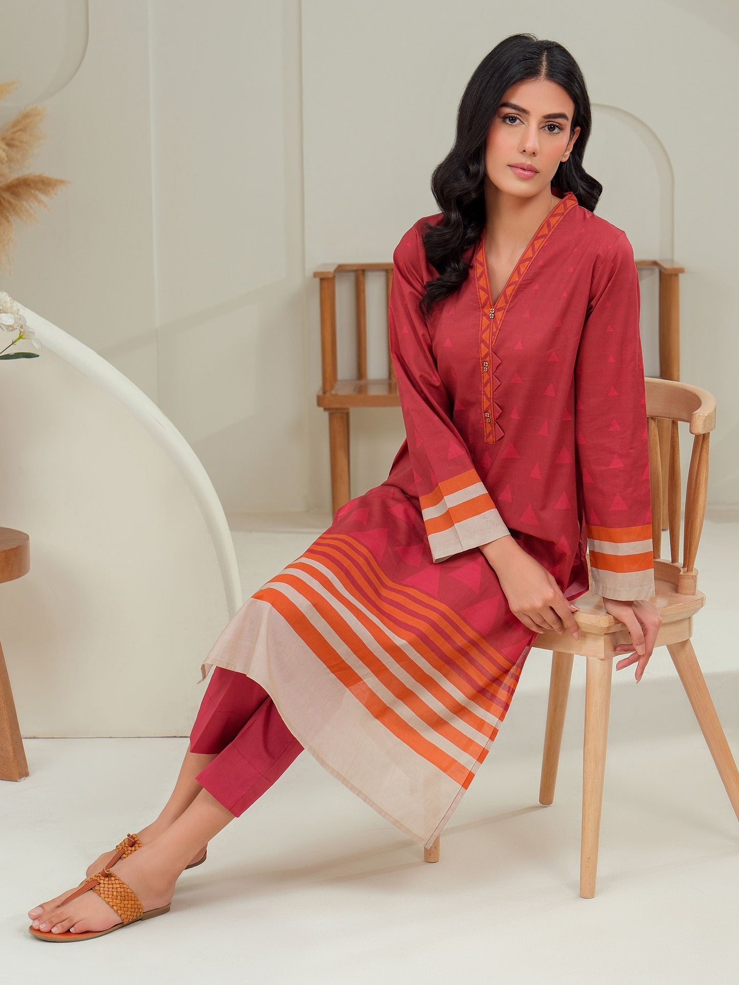 2 Piece Lawn Suit-Printed (Unstitched)