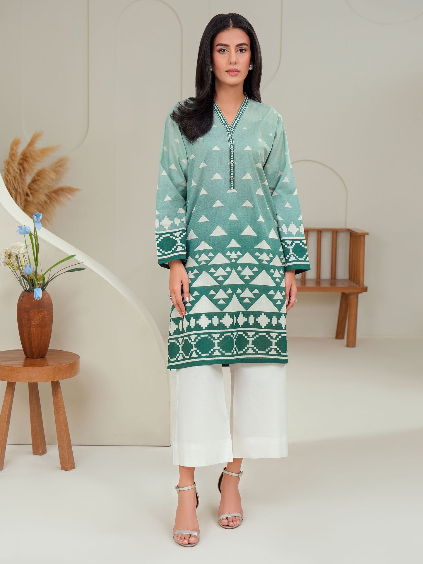 Lawn Shirt-Printed (Unstitched)