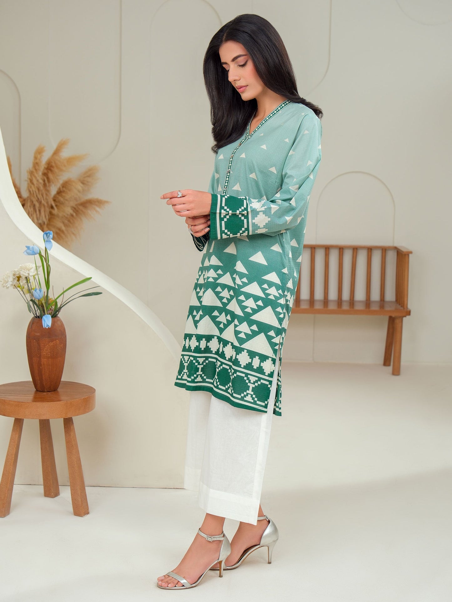 Lawn Shirt-Printed (Unstitched)