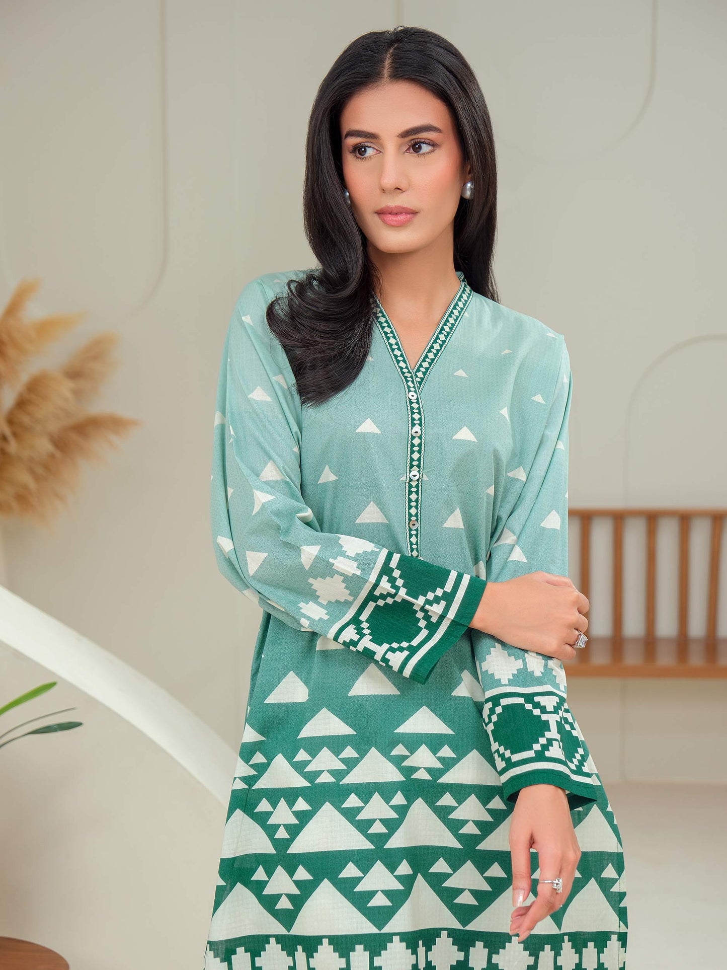 Lawn Shirt-Printed (Unstitched)