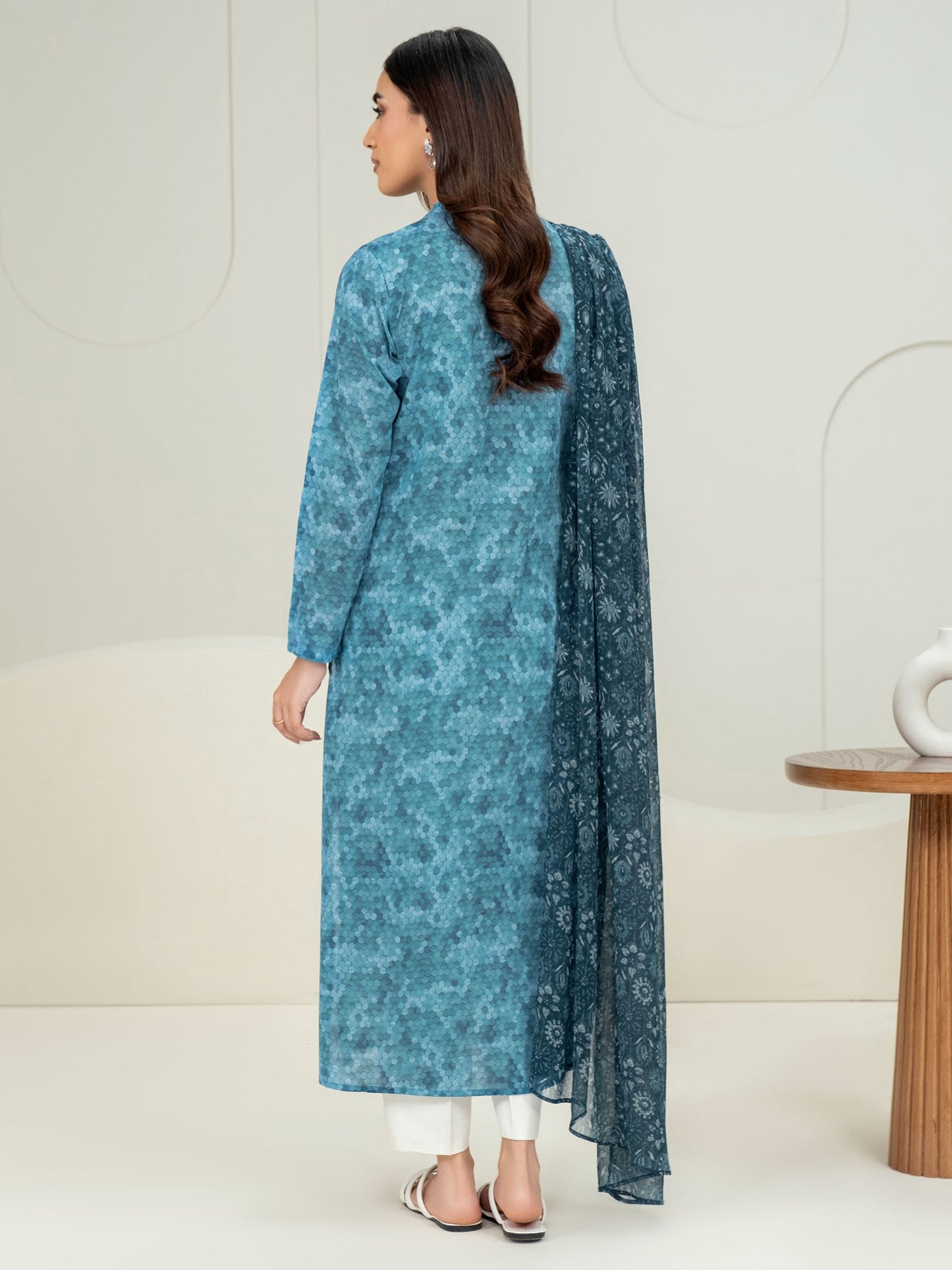 2 Piece Lawn Suit-Printed (Unstitched)