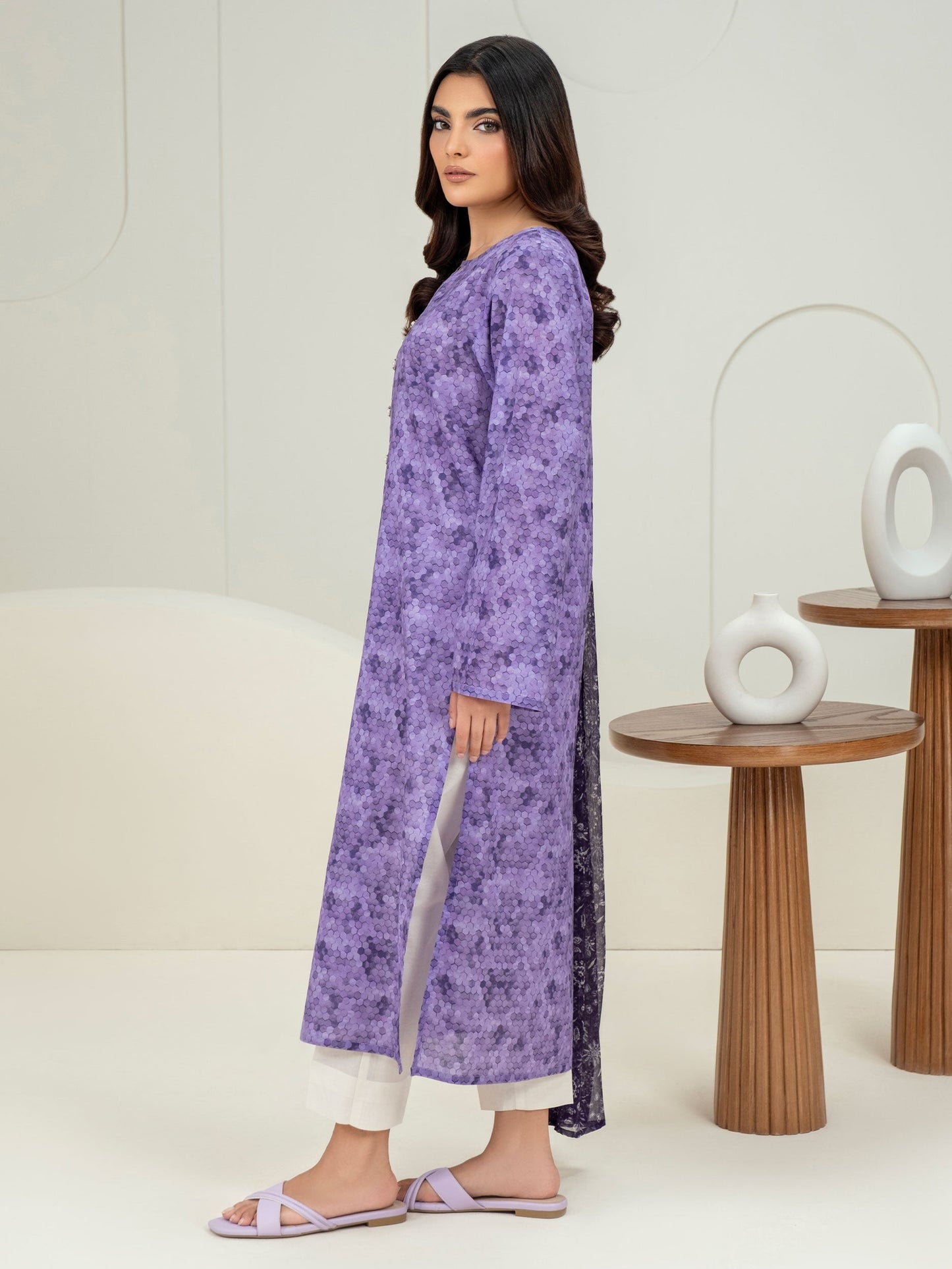 2 Piece Lawn Suit-Printed (Unstitched)