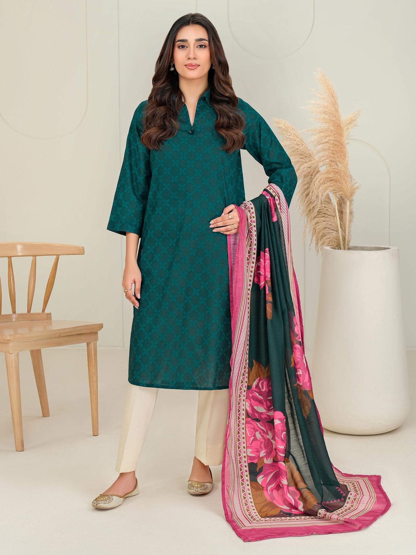 2 Piece Lawn Suit-Printed (Unstitched)