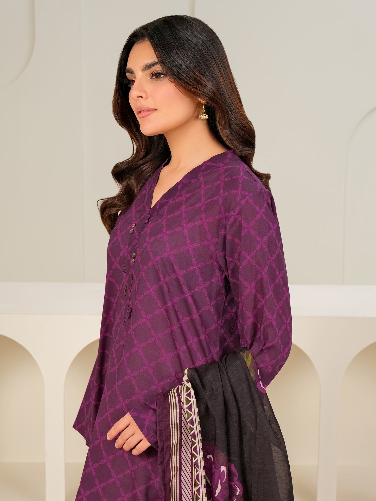 2 Piece Lawn Suit-Printed (Unstitched)