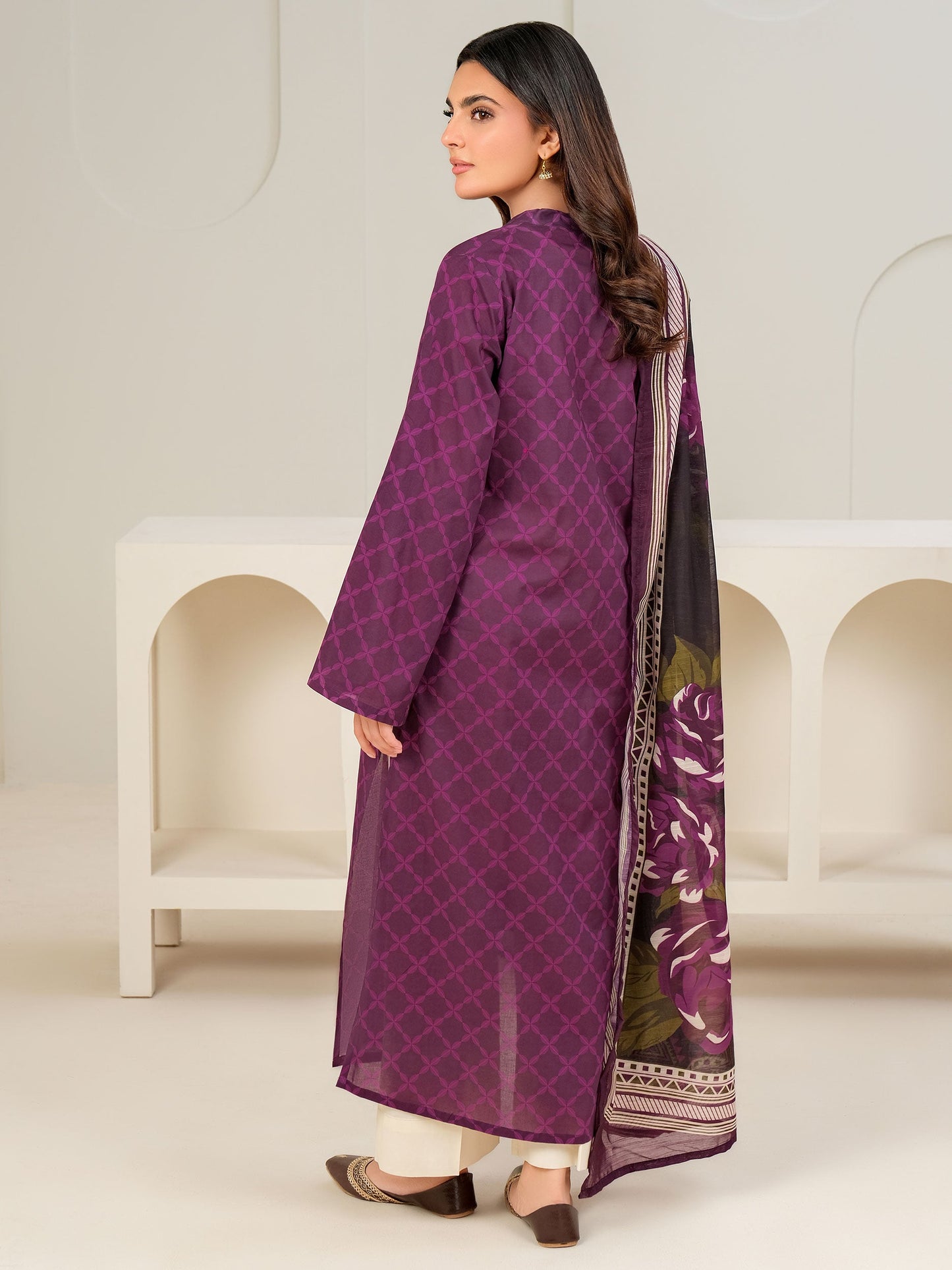 2 Piece Lawn Suit-Printed (Unstitched)