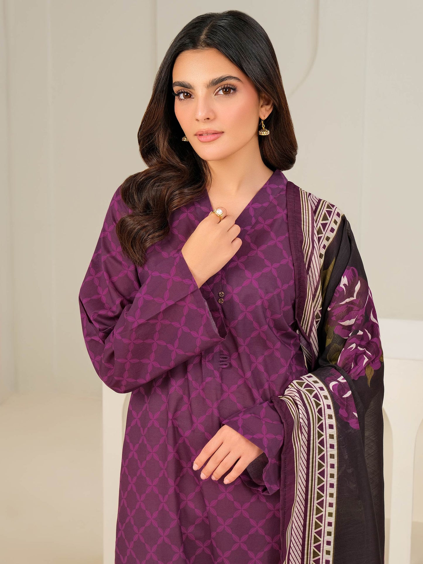 2 Piece Lawn Suit-Printed (Unstitched)