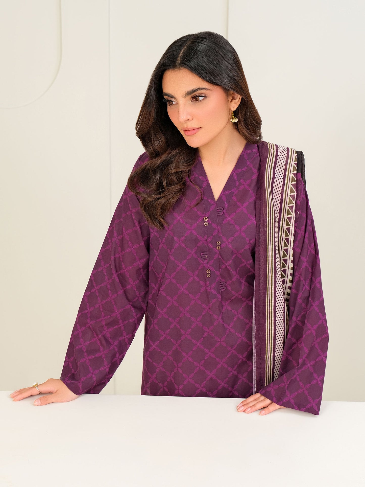 2 Piece Lawn Suit-Printed (Unstitched)