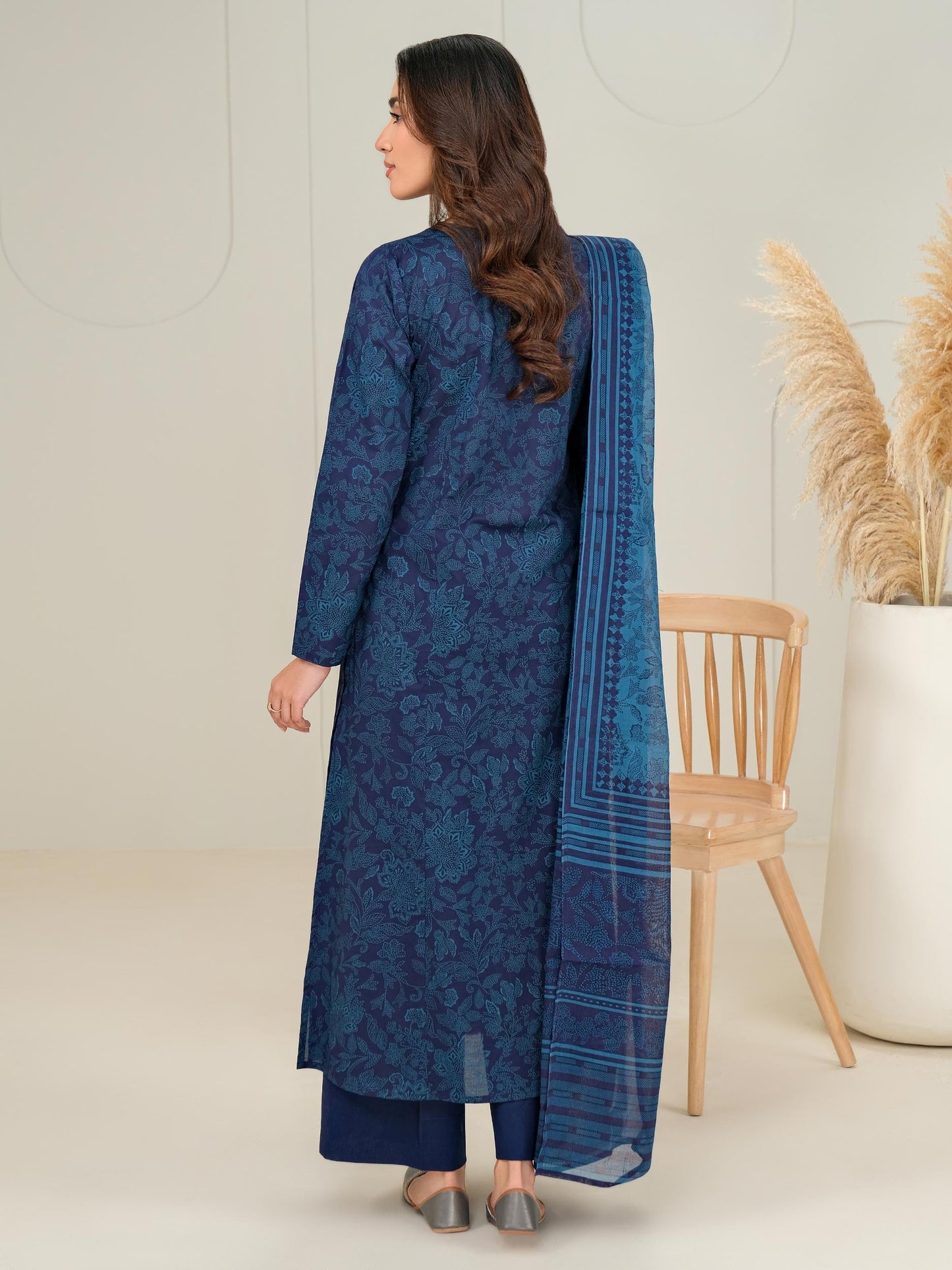 2 Piece Lawn Suit-Paste Print (Unstitched)