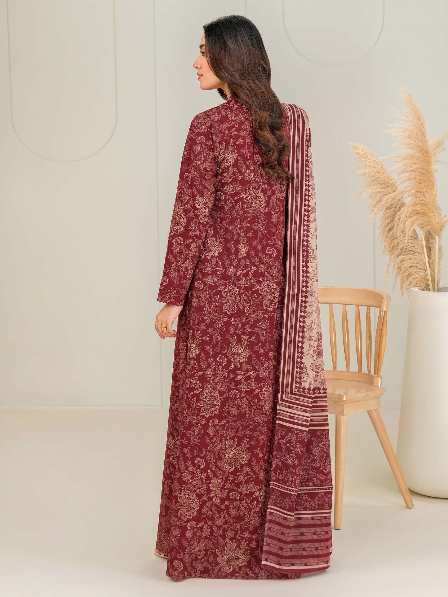 2 Piece Lawn Suit-Paste Print (Unstitched)