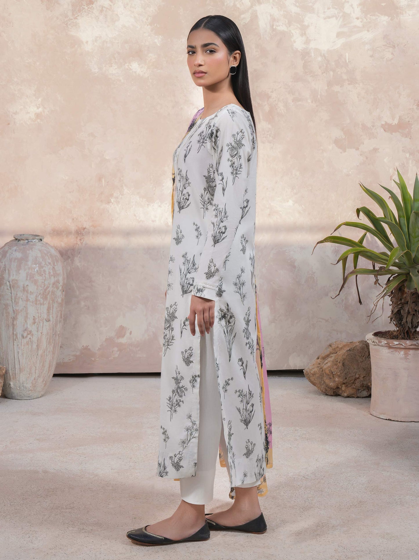 2 Piece Lawn Suit-Printed (Unstitched)