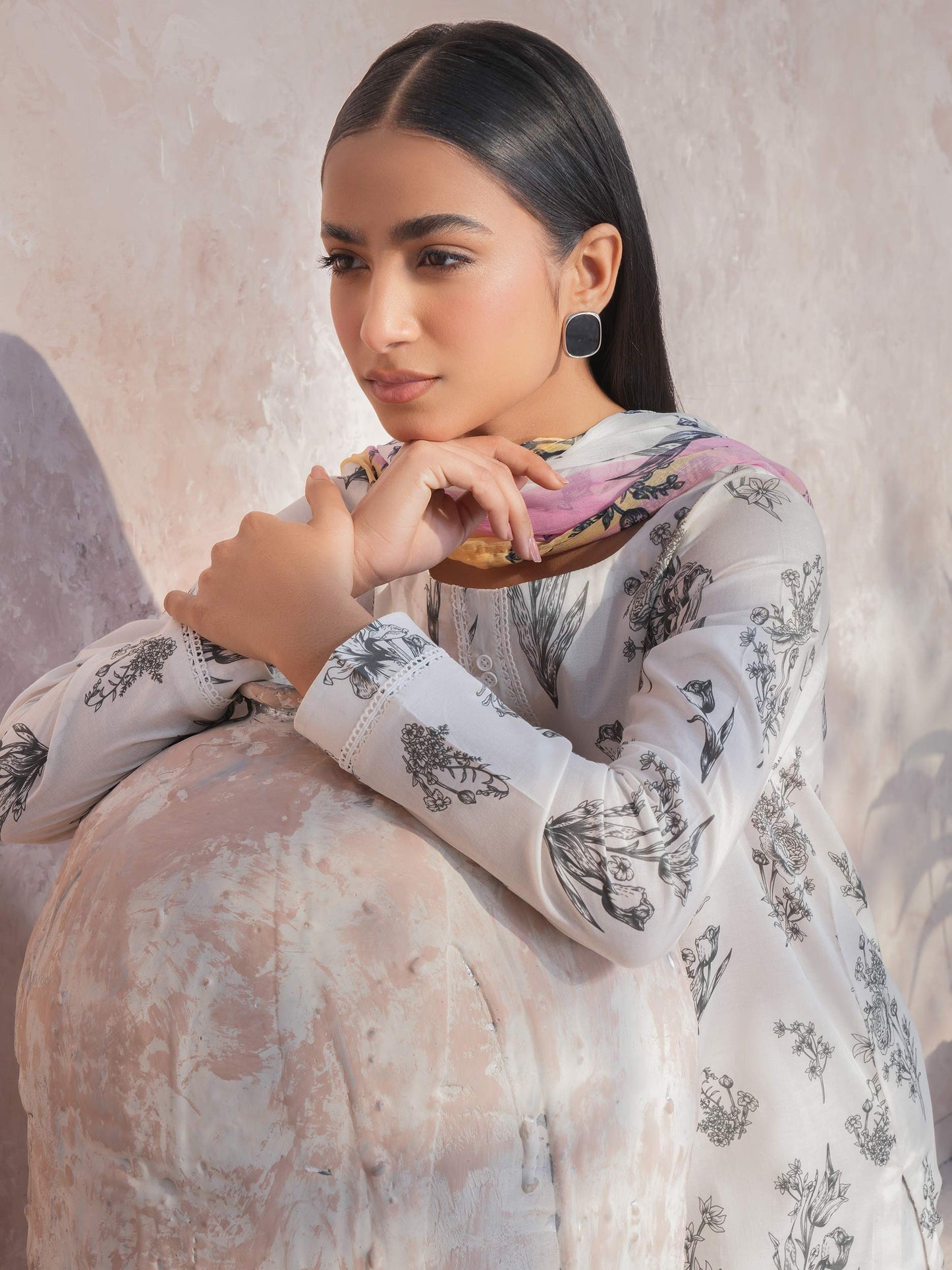 2 Piece Lawn Suit-Printed (Unstitched)