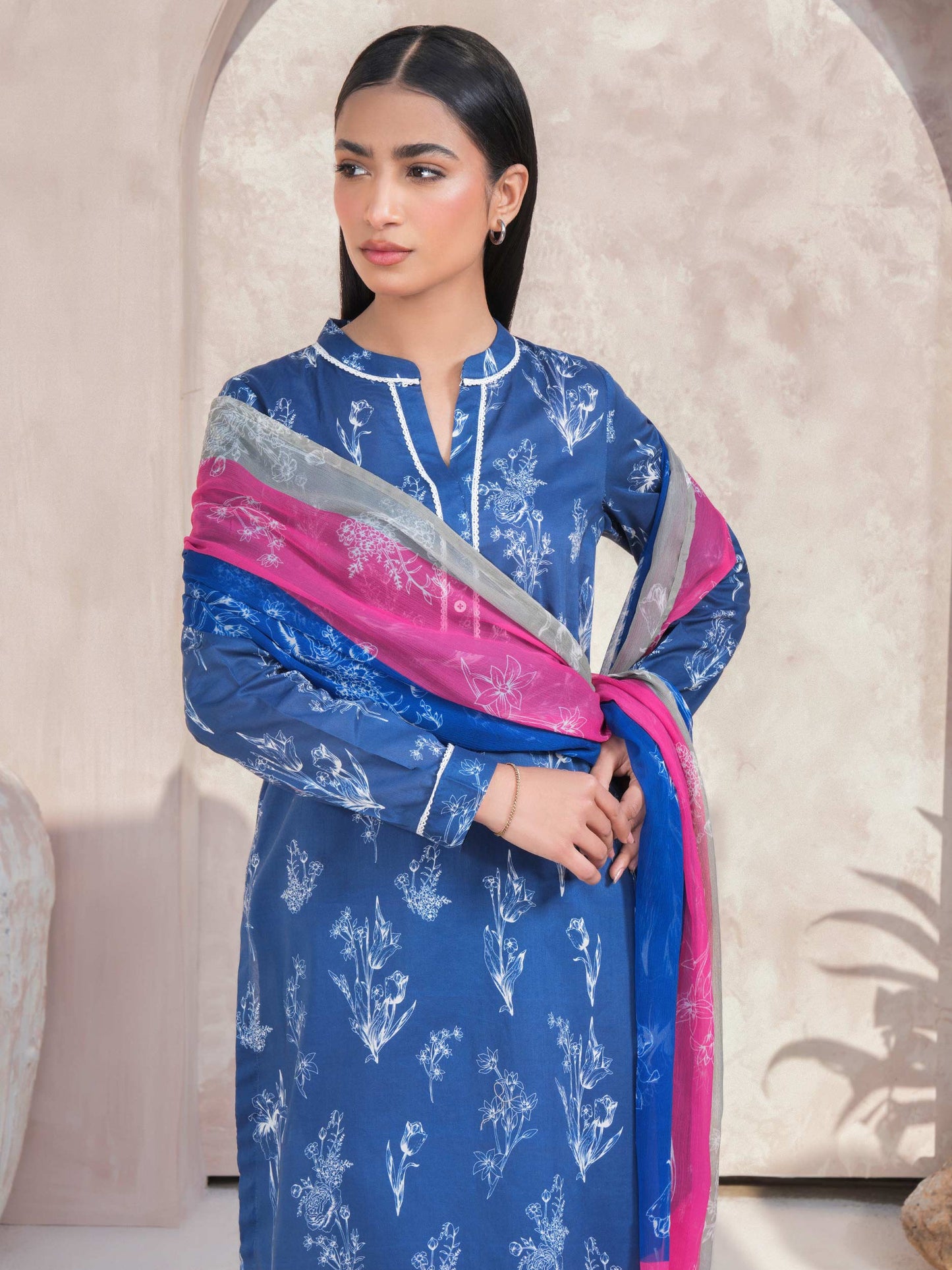 2 Piece Lawn Suit-Printed (Unstitched)