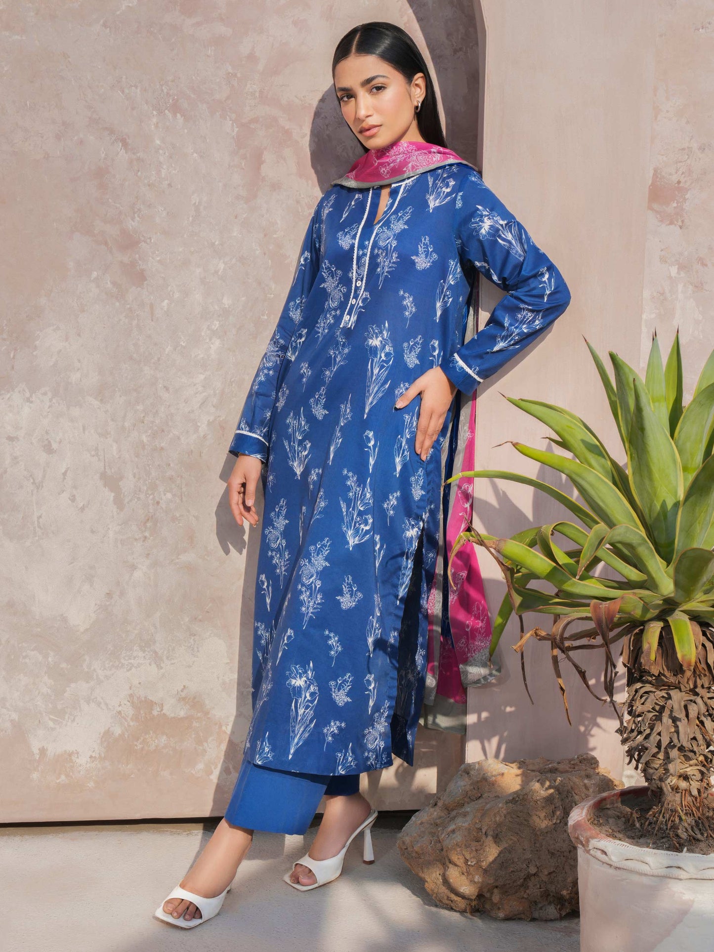 2 Piece Lawn Suit-Printed (Unstitched)