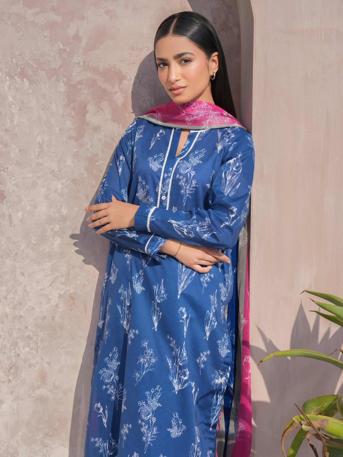 2 Piece Lawn Suit-Printed (Unstitched)