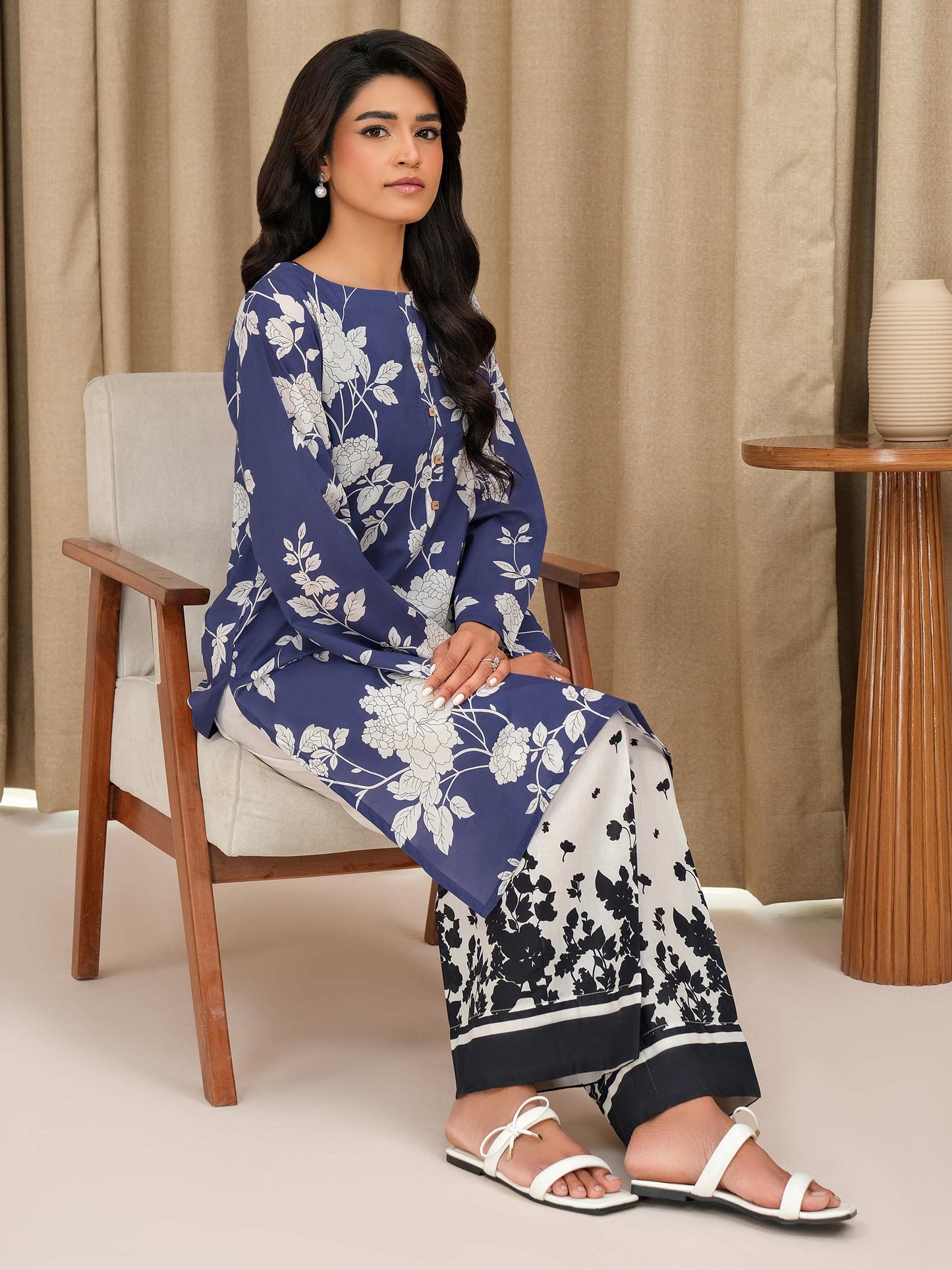 2 Piece Lawn Suit-Printed (Unstitched)