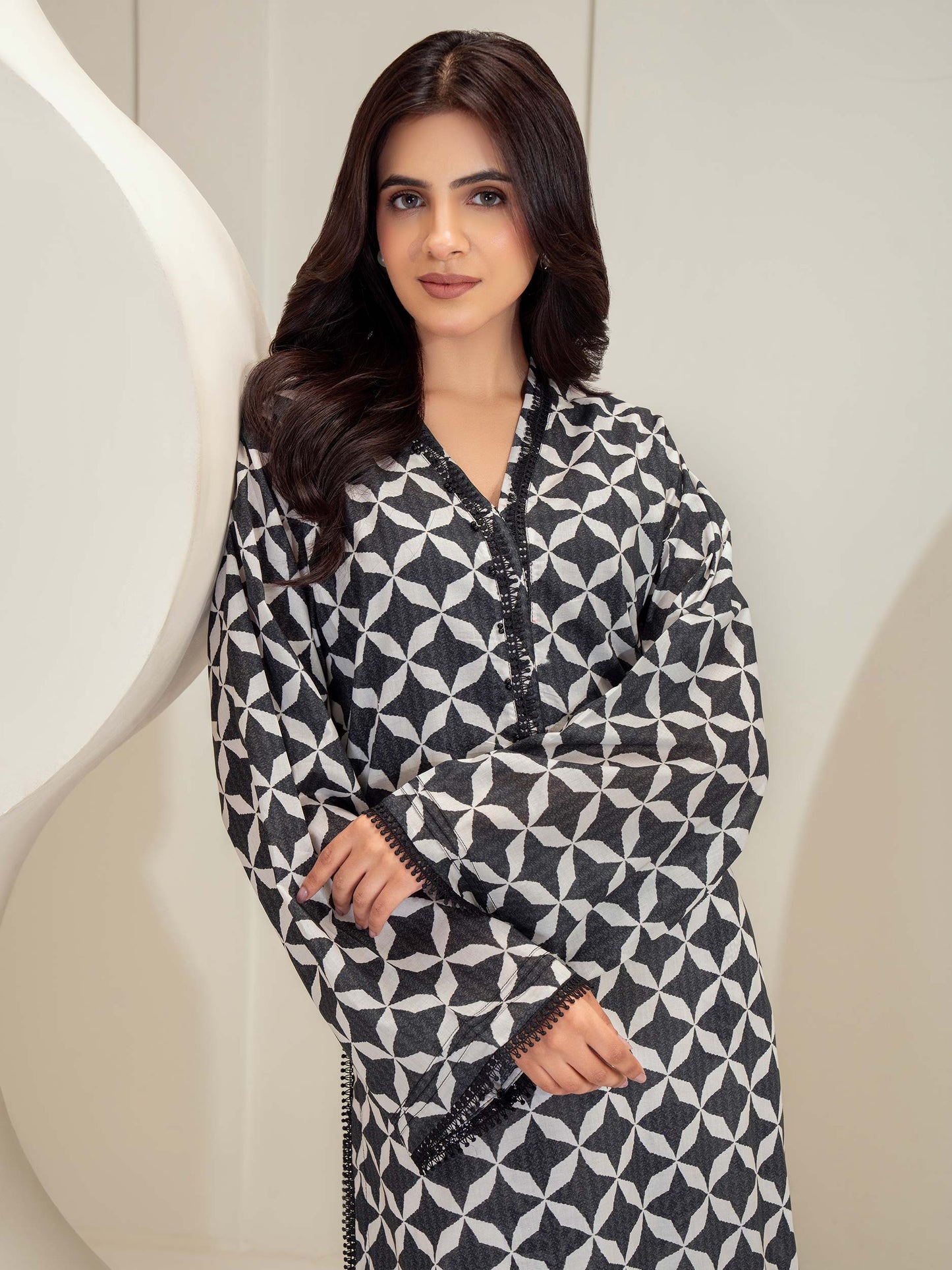 2 Piece Lawn Suit-Printed (Unstitched)