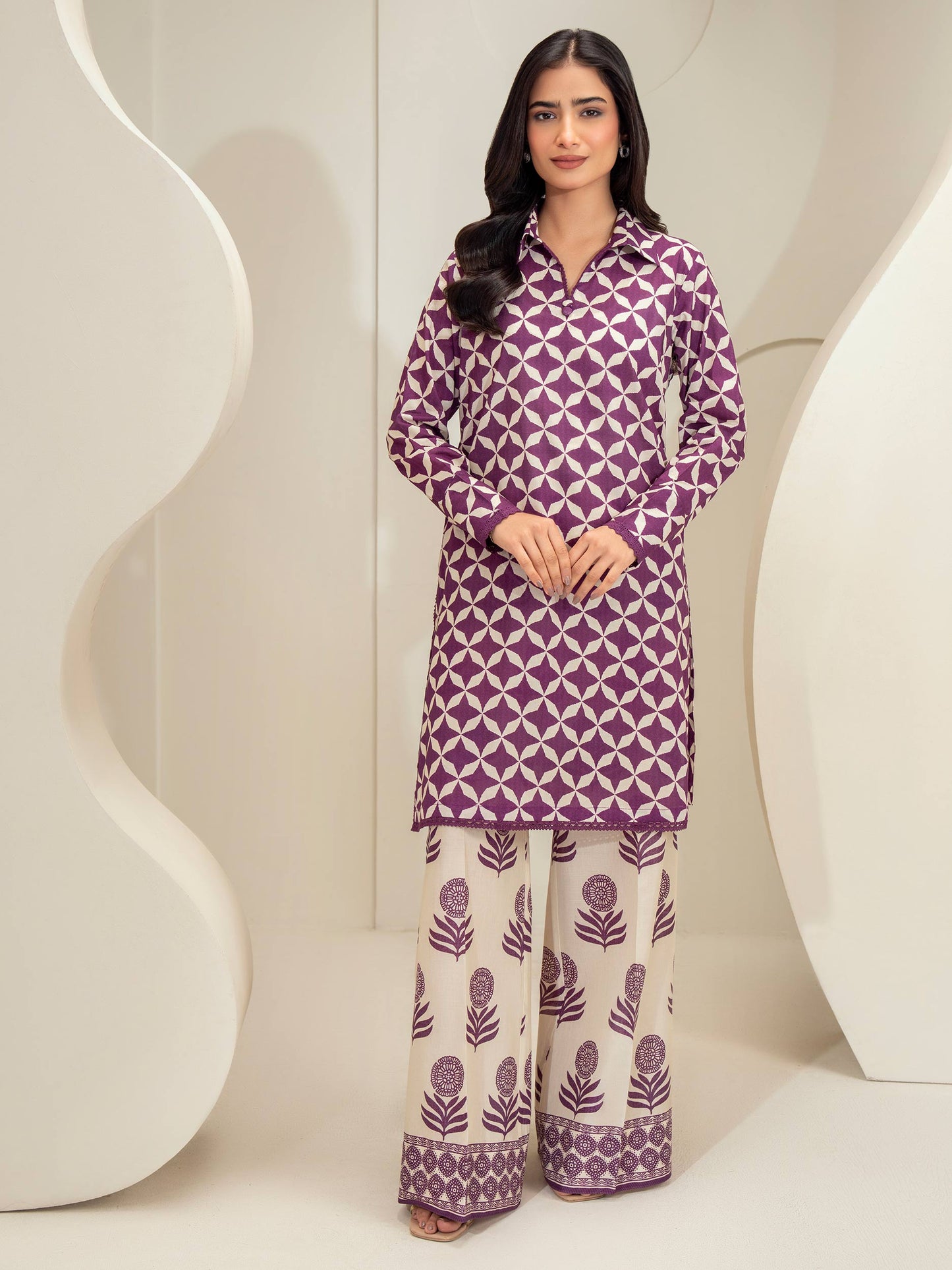 2 Piece Lawn Suit-Printed (Unstitched)