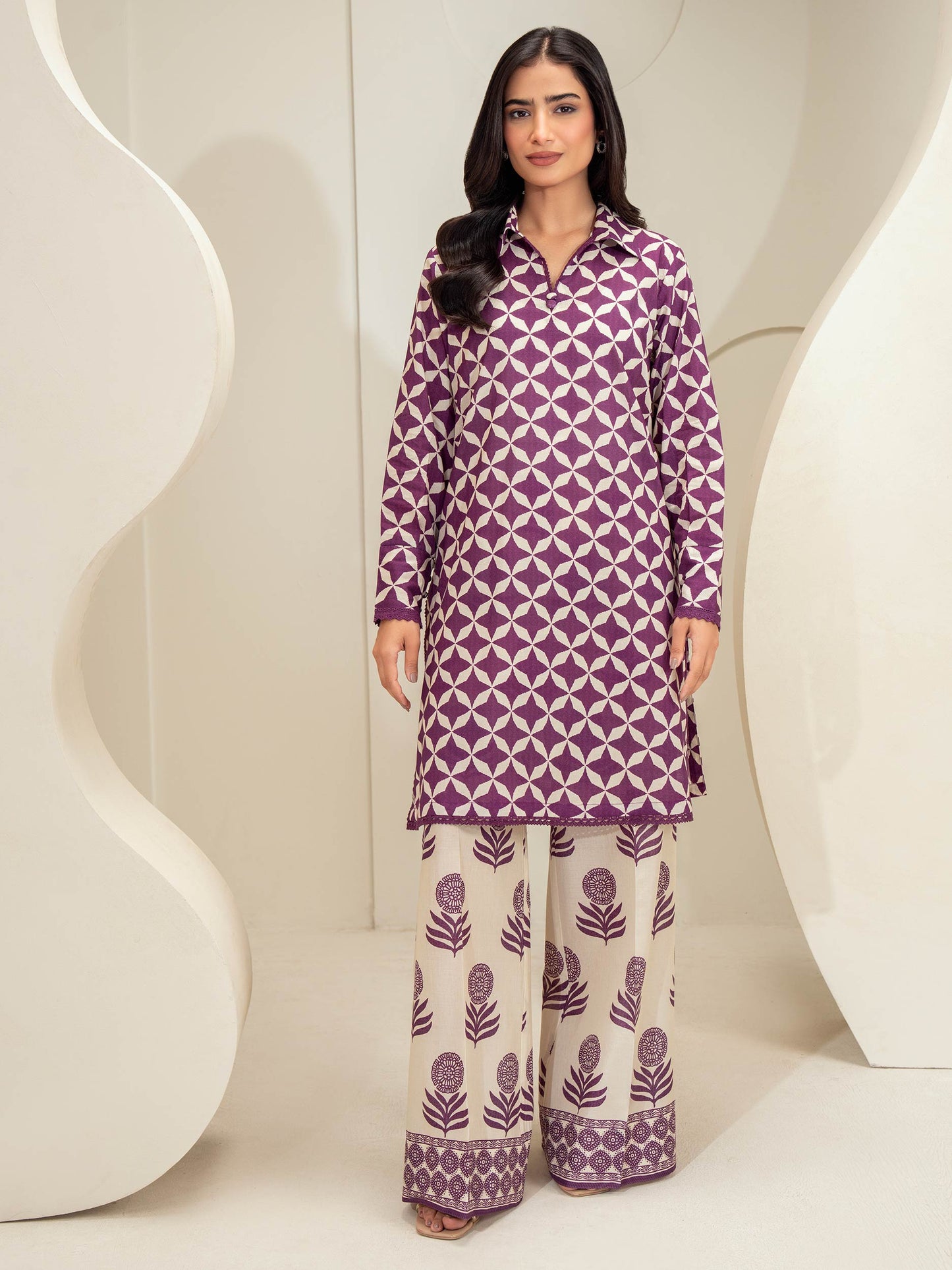 2 Piece Lawn Suit-Printed (Unstitched)