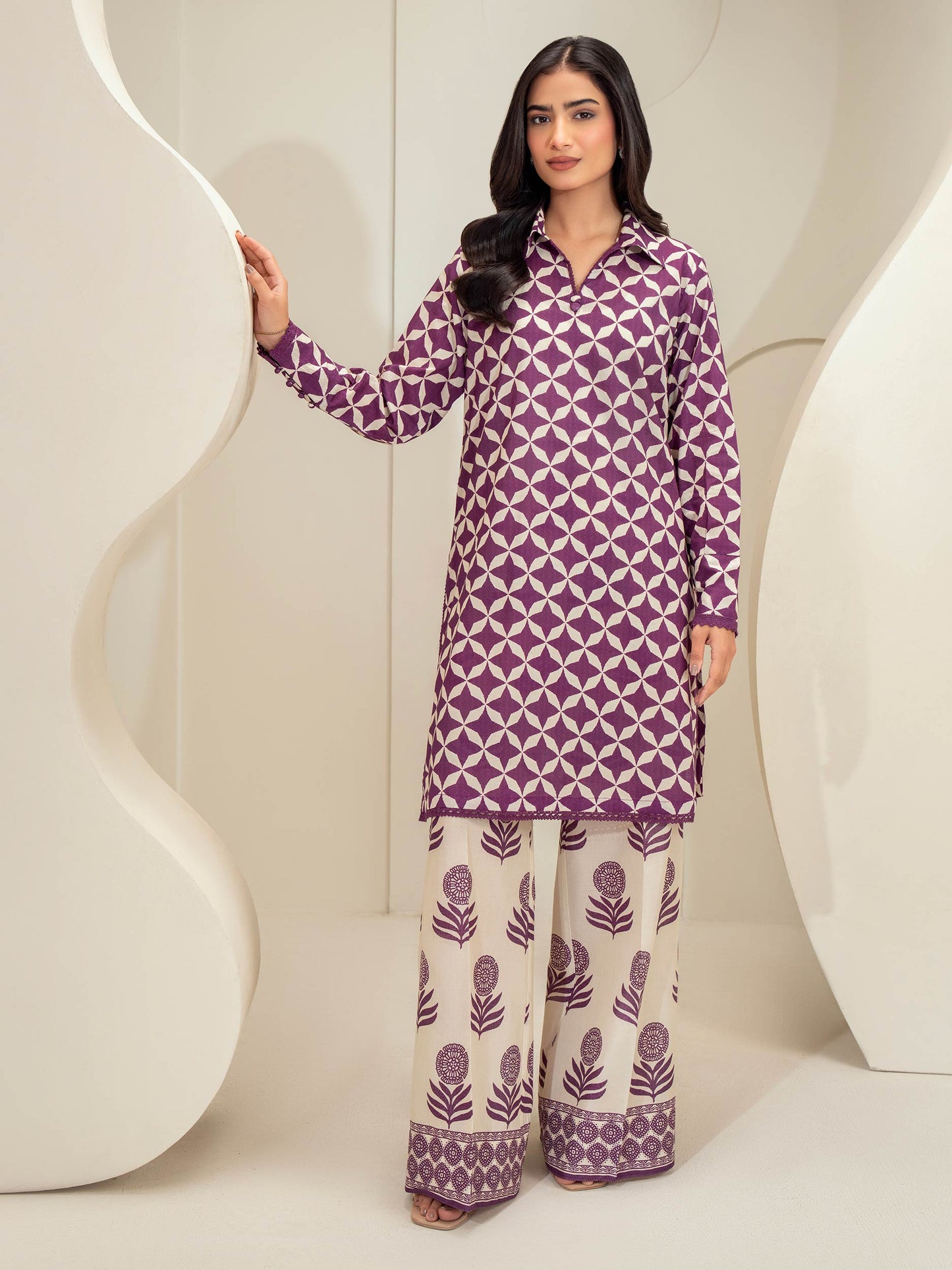 2 Piece Lawn Suit-Printed (Unstitched)