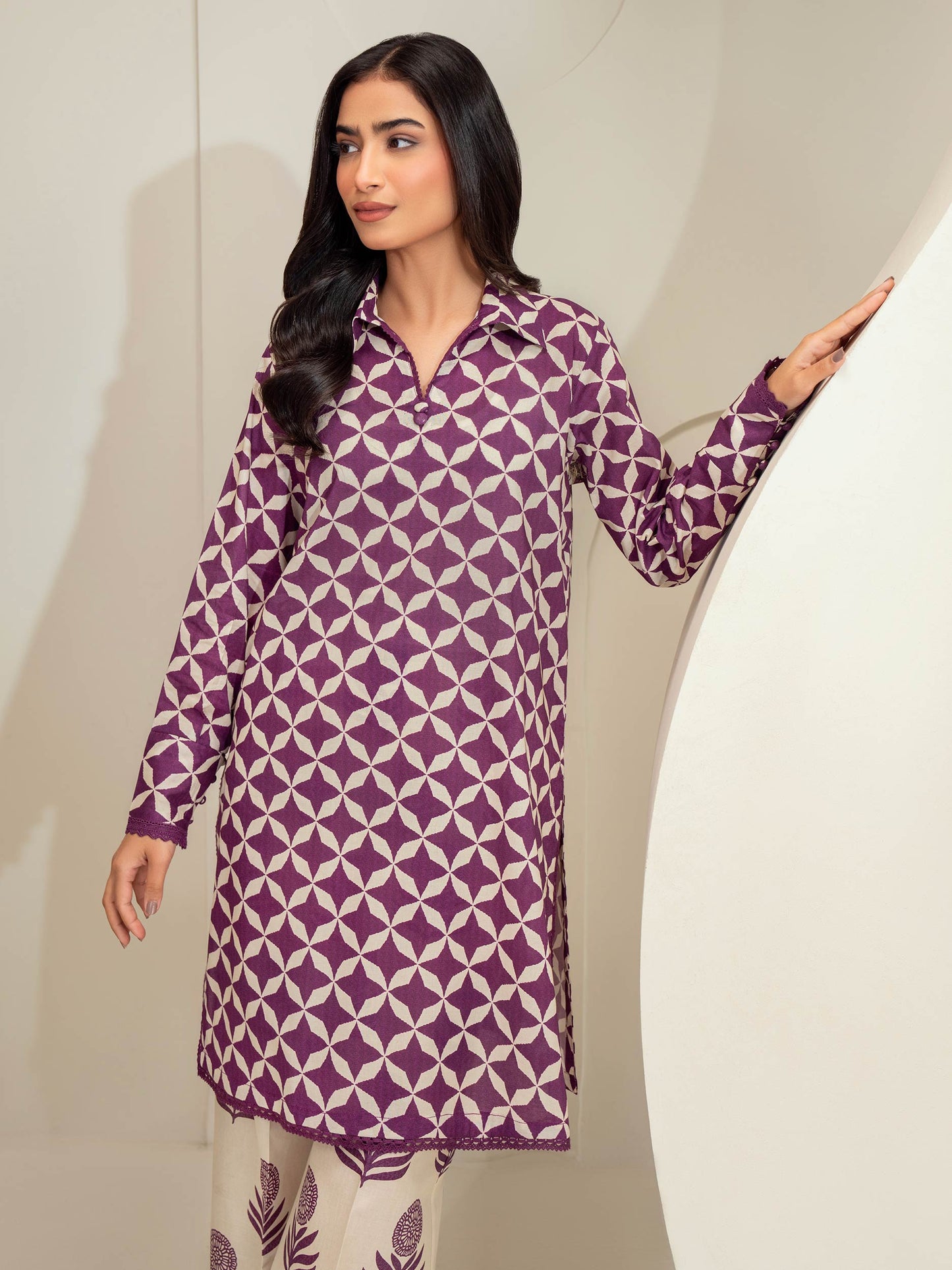 2 Piece Lawn Suit-Printed (Unstitched)