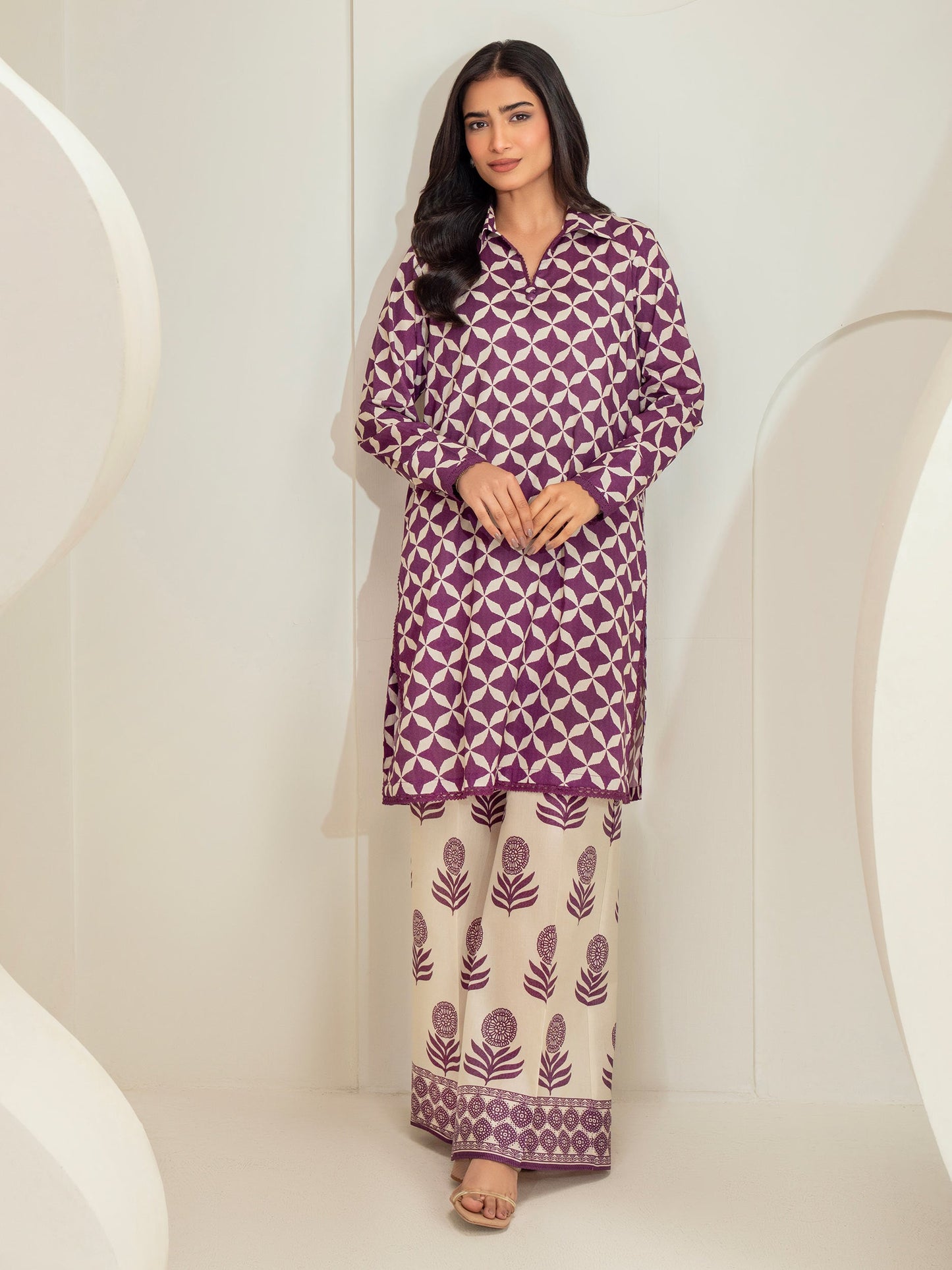 2 Piece Lawn Suit-Printed (Unstitched)