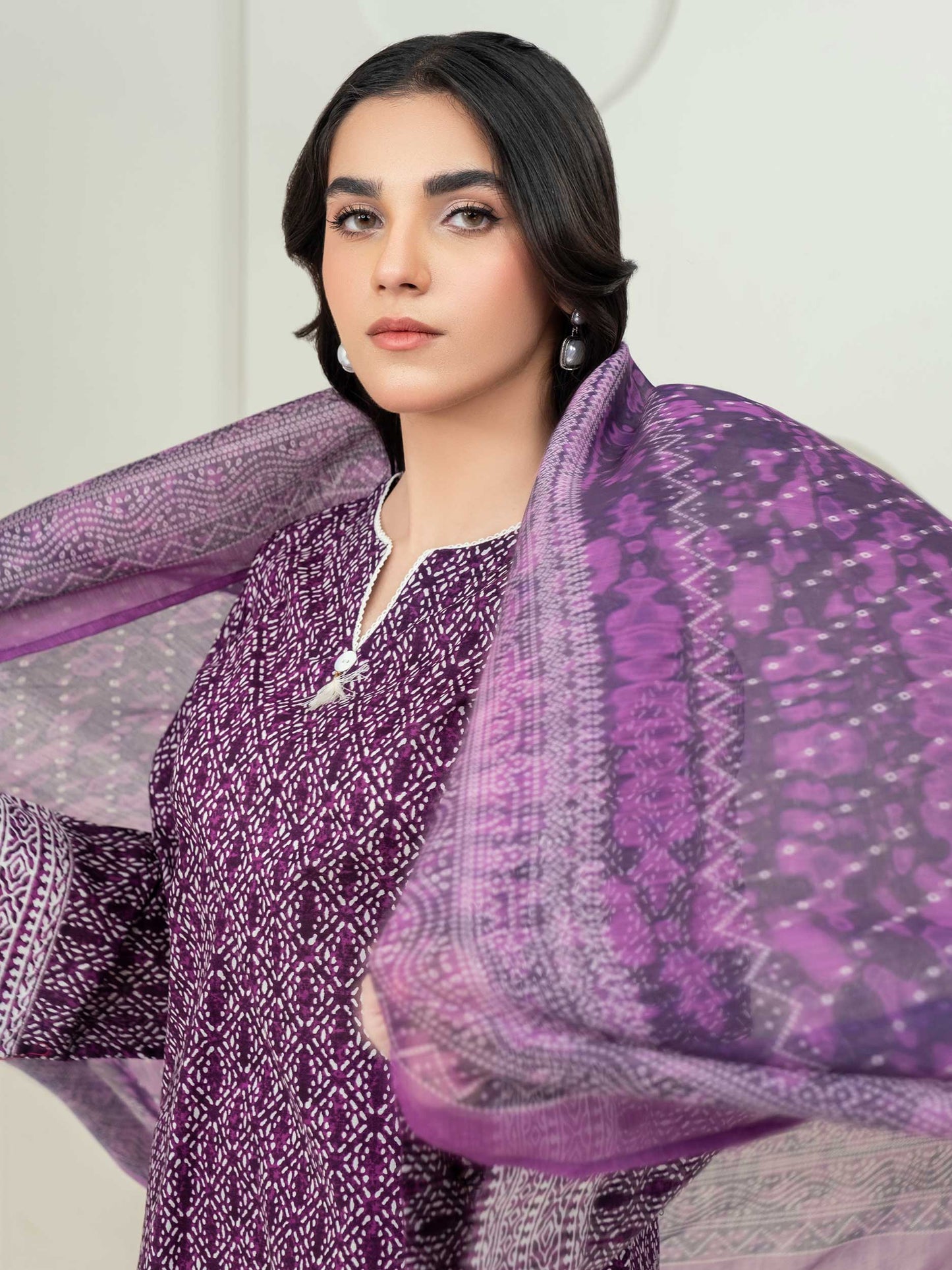 3 Piece Lawn Suit-Printed (Unstitched)