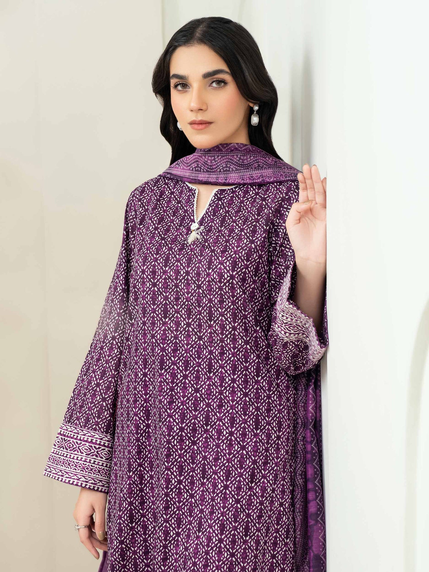3 Piece Lawn Suit-Printed (Unstitched)