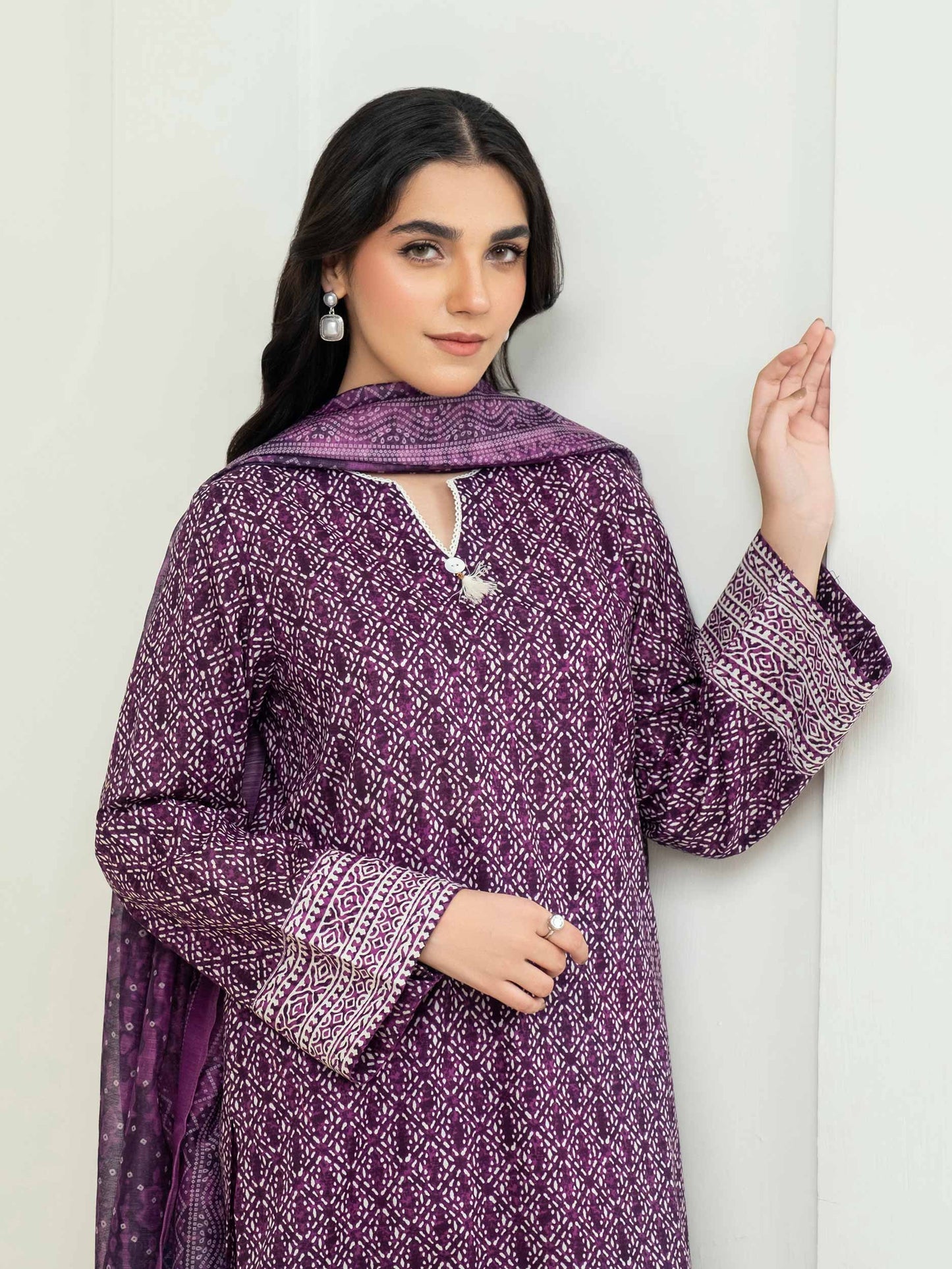 3 Piece Lawn Suit-Printed (Unstitched)