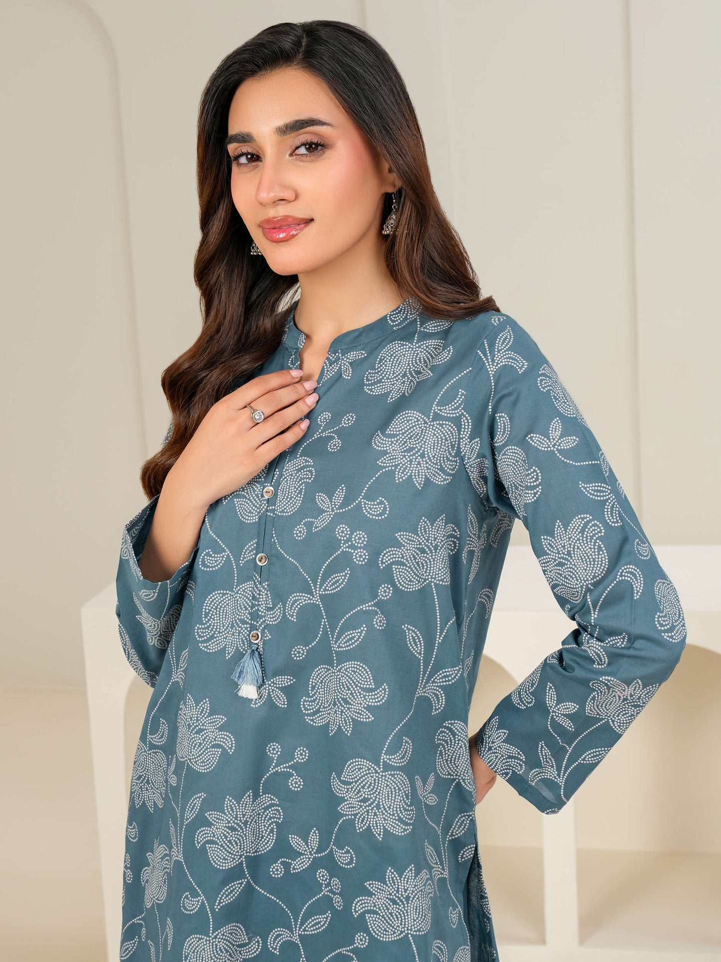 2 Piece Lawn Suit-Paste Print (Unstitched)