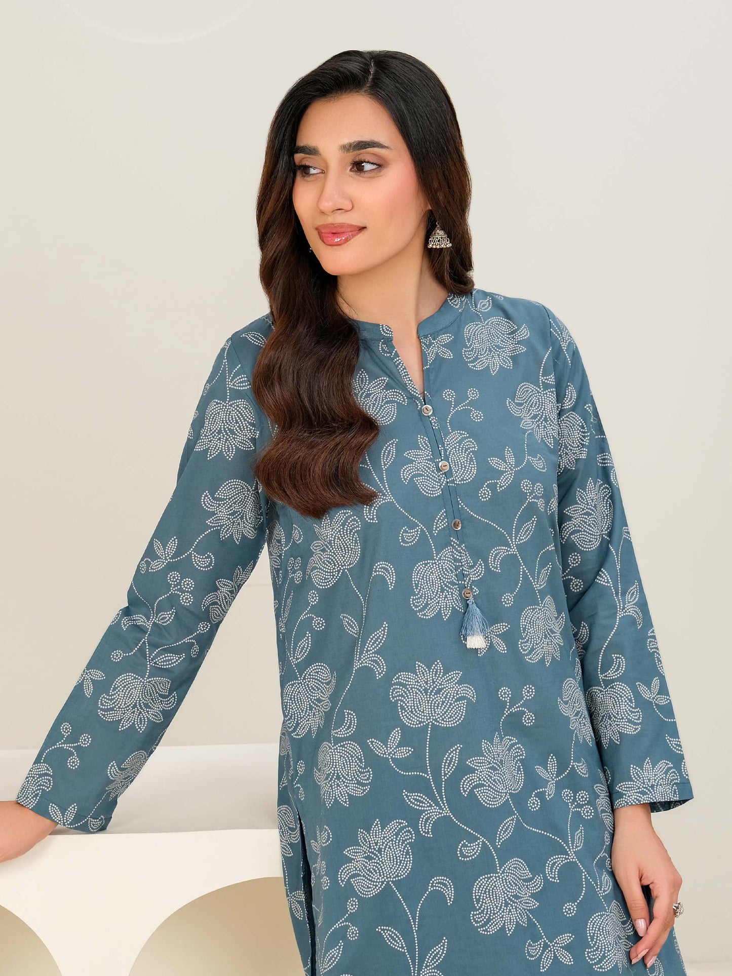 2 Piece Lawn Suit-Paste Print (Unstitched)