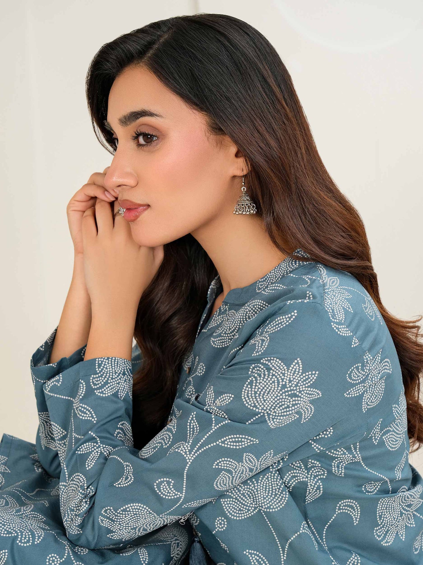 2 Piece Lawn Suit-Paste Print (Unstitched)