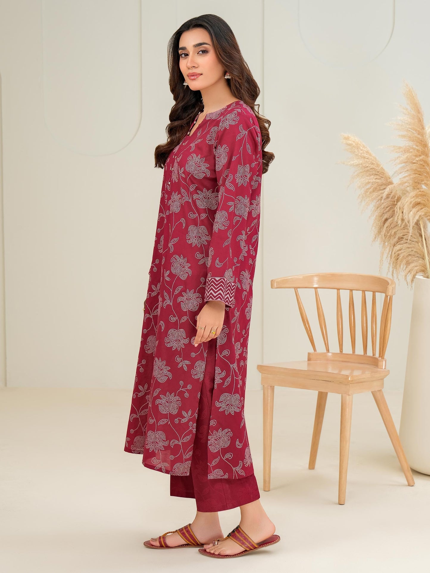 2 Piece Lawn Suit-Paste Print (Unstitched)