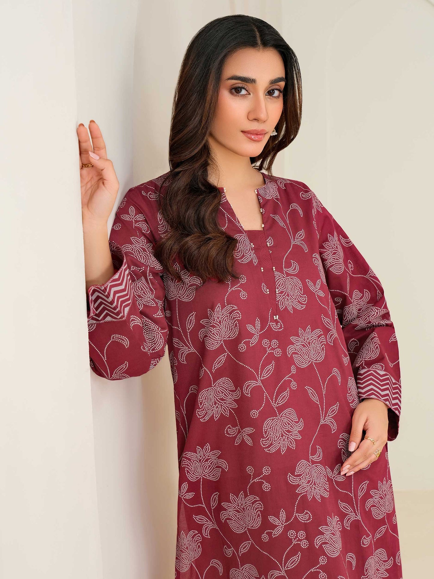 2 Piece Lawn Suit-Paste Print (Unstitched)