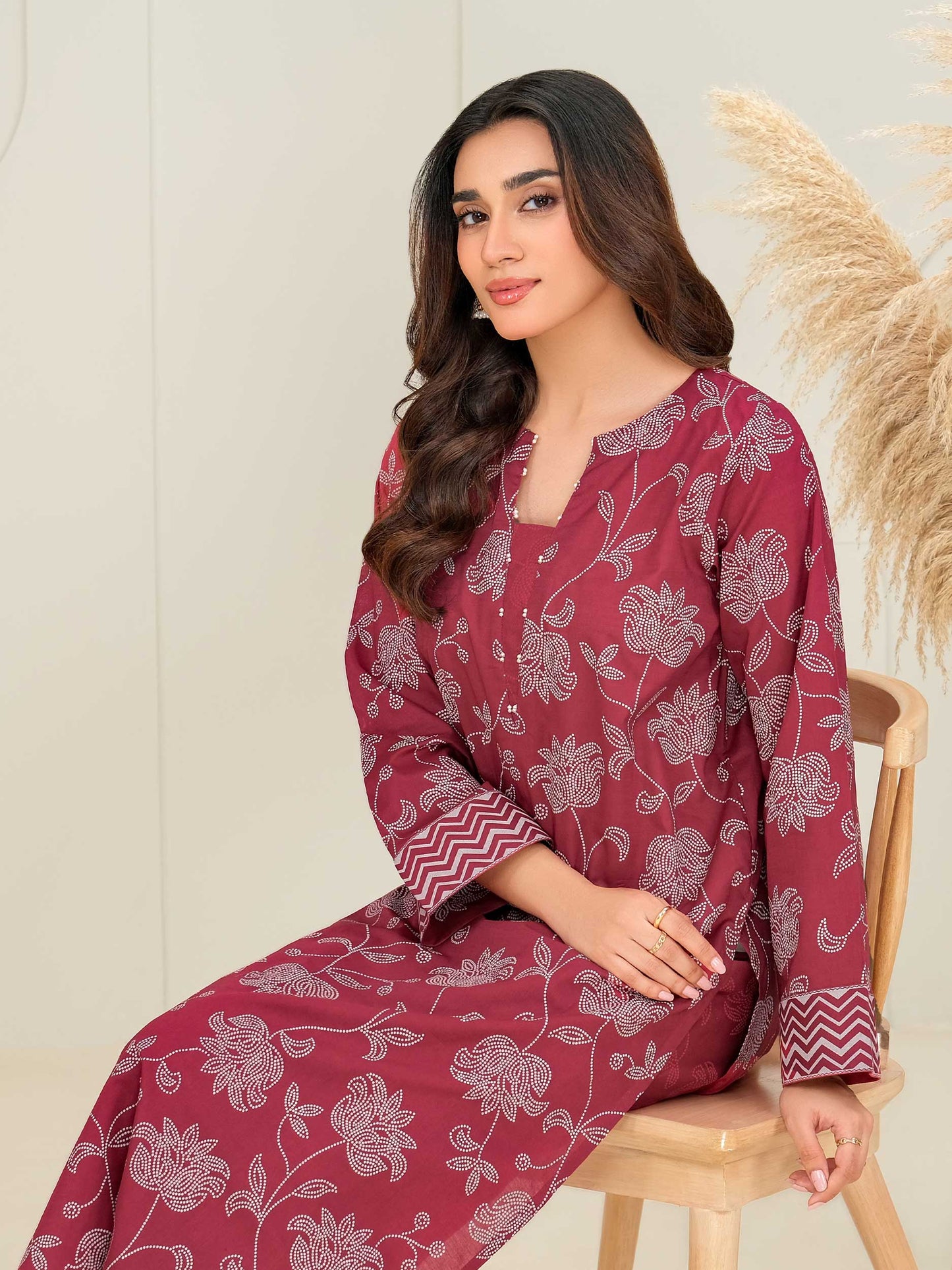 2 Piece Lawn Suit-Paste Print (Unstitched)