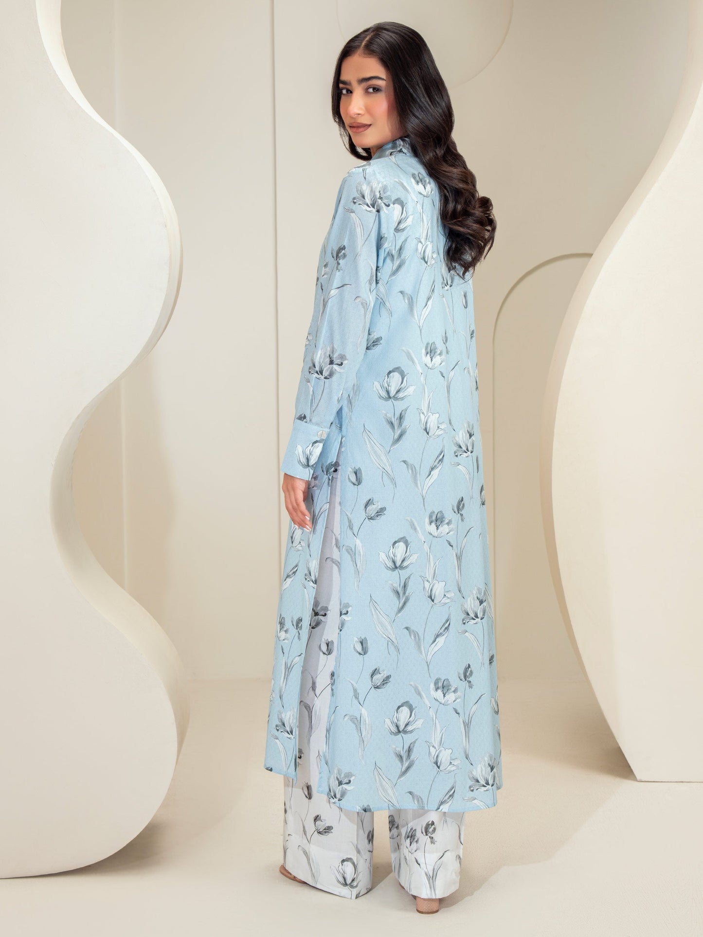 2 Piece Lawn Suit-Printed (Unstitched)