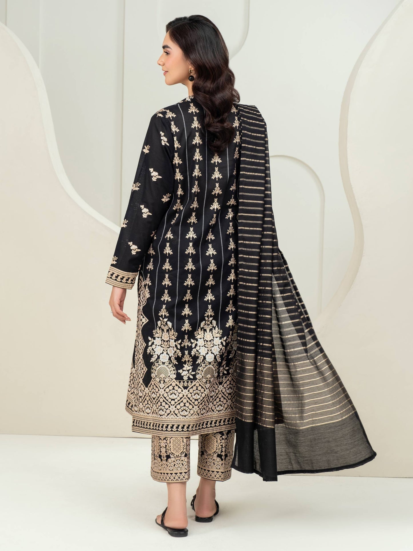 3 Piece Lawn Suit-Paste Print (Unstitched)