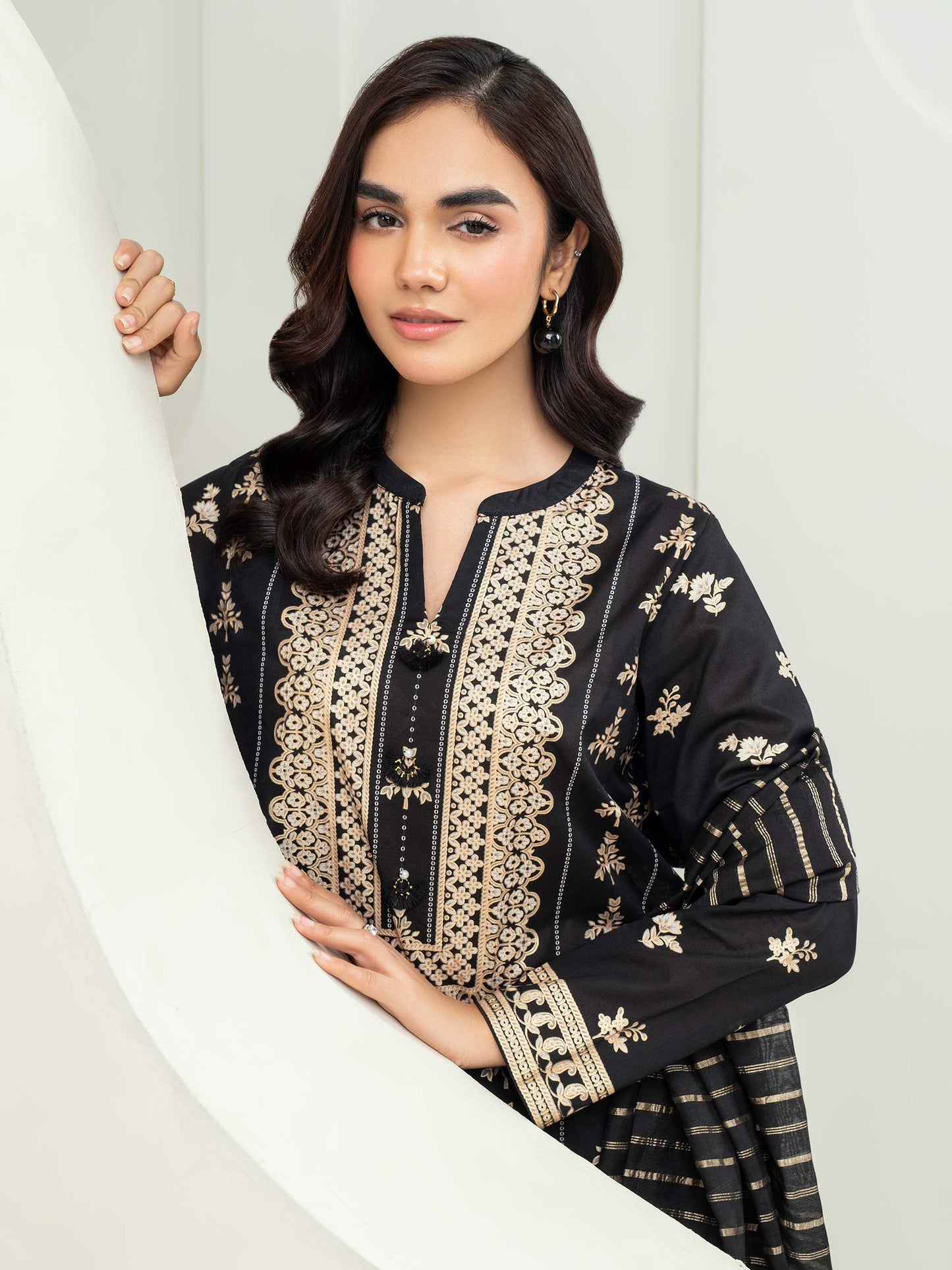3 Piece Lawn Suit-Paste Print (Unstitched)