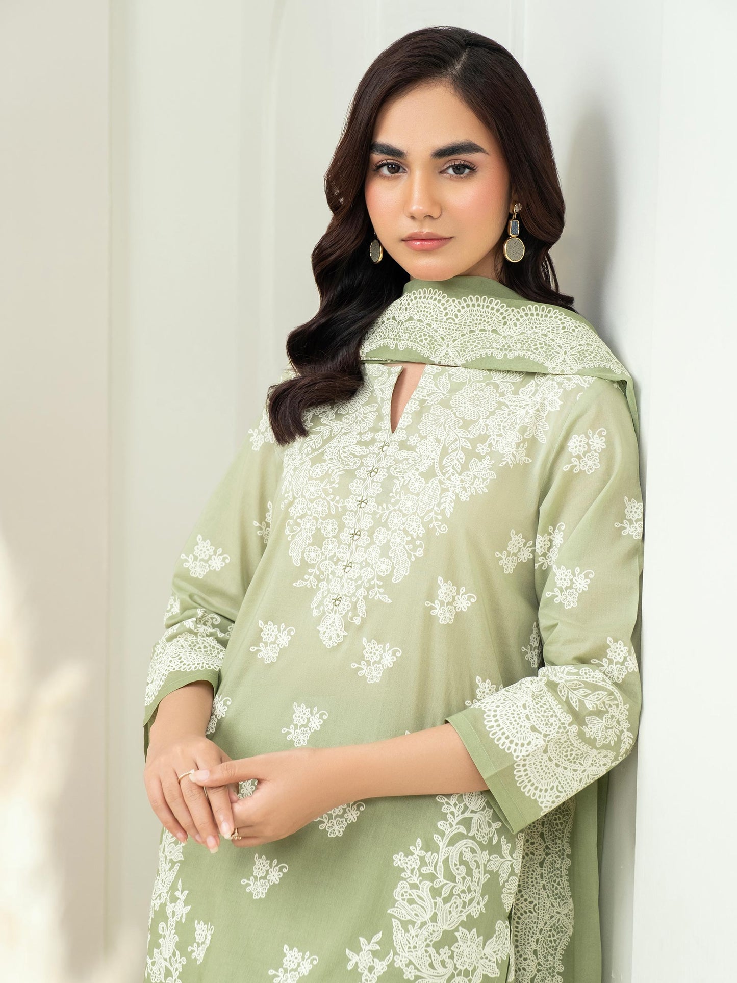 3 Piece Lawn Suit-Paste Print (Unstitched)