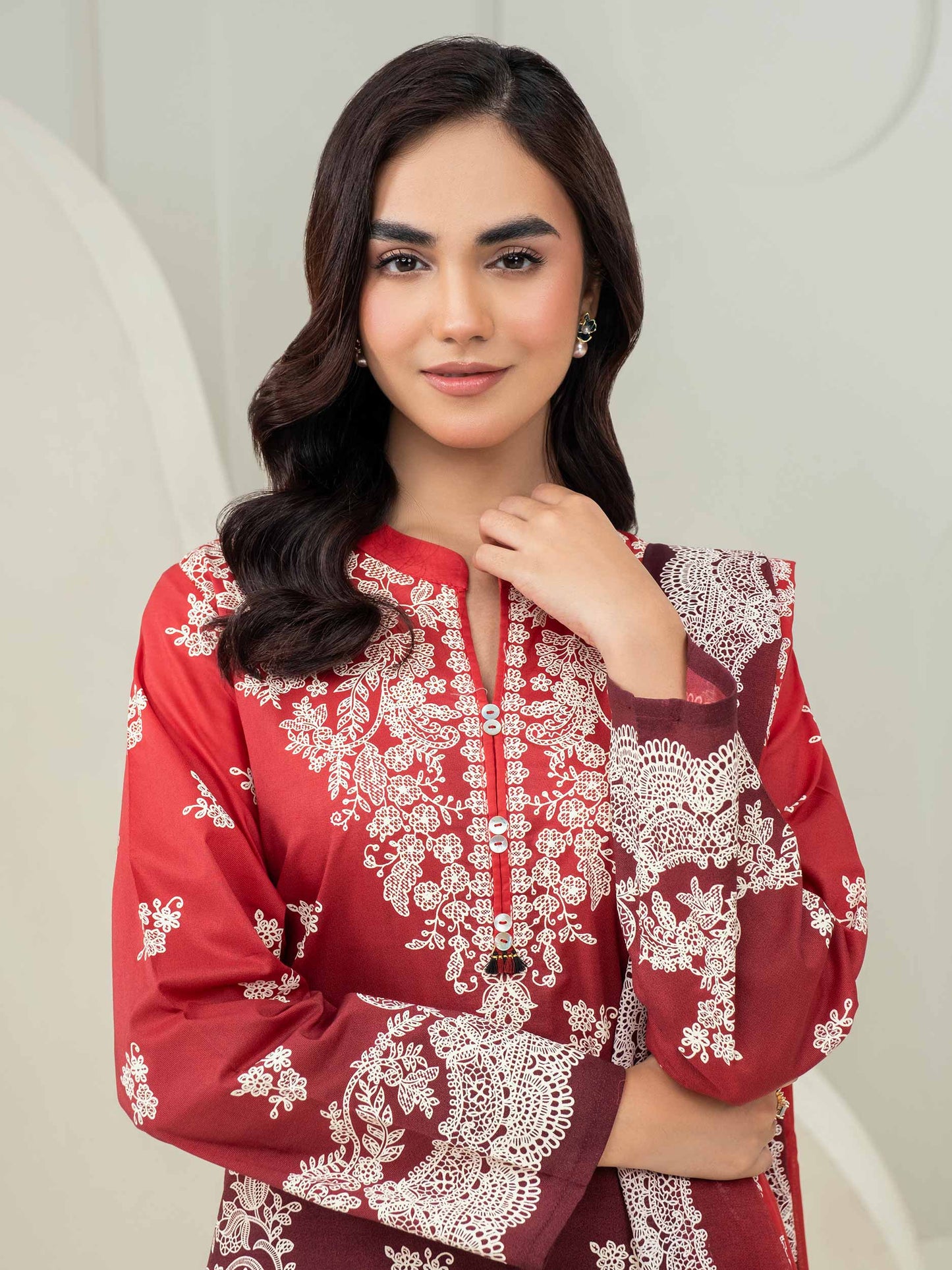 3 Piece Lawn Suit-Paste Print (Unstitched)