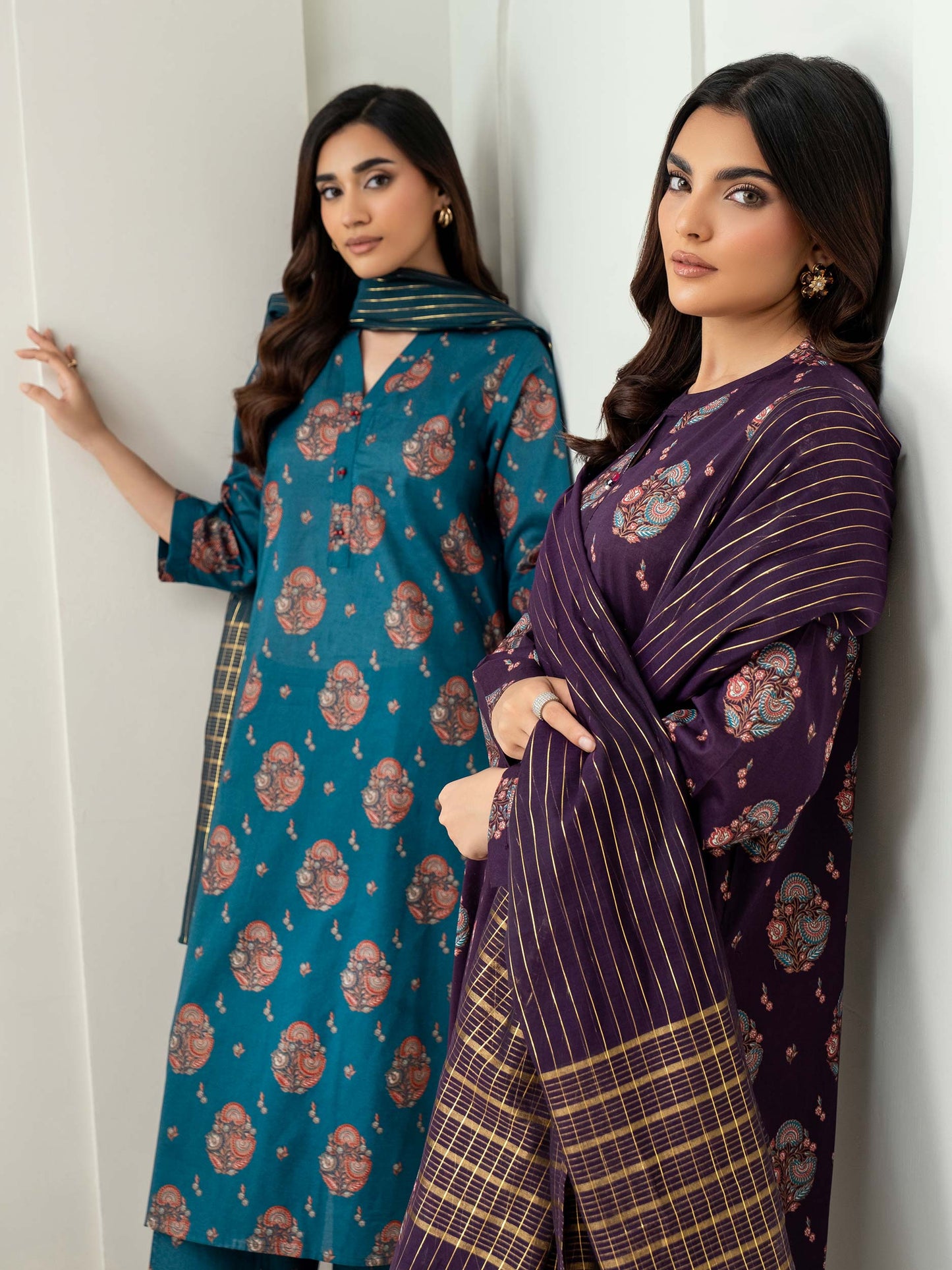 3 Piece Lawn Suit-Paste Print (Unstitched)